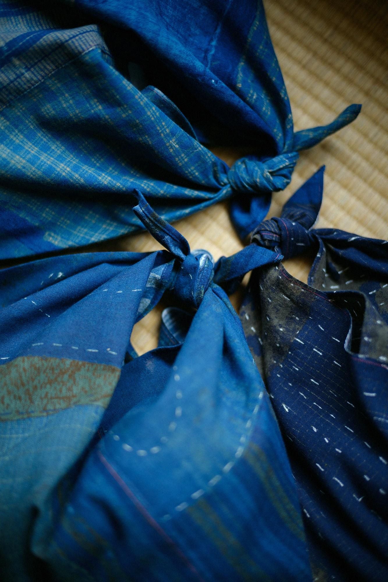 Isemomen Cotton Kohabaori Eco Bag／BOROⅢ