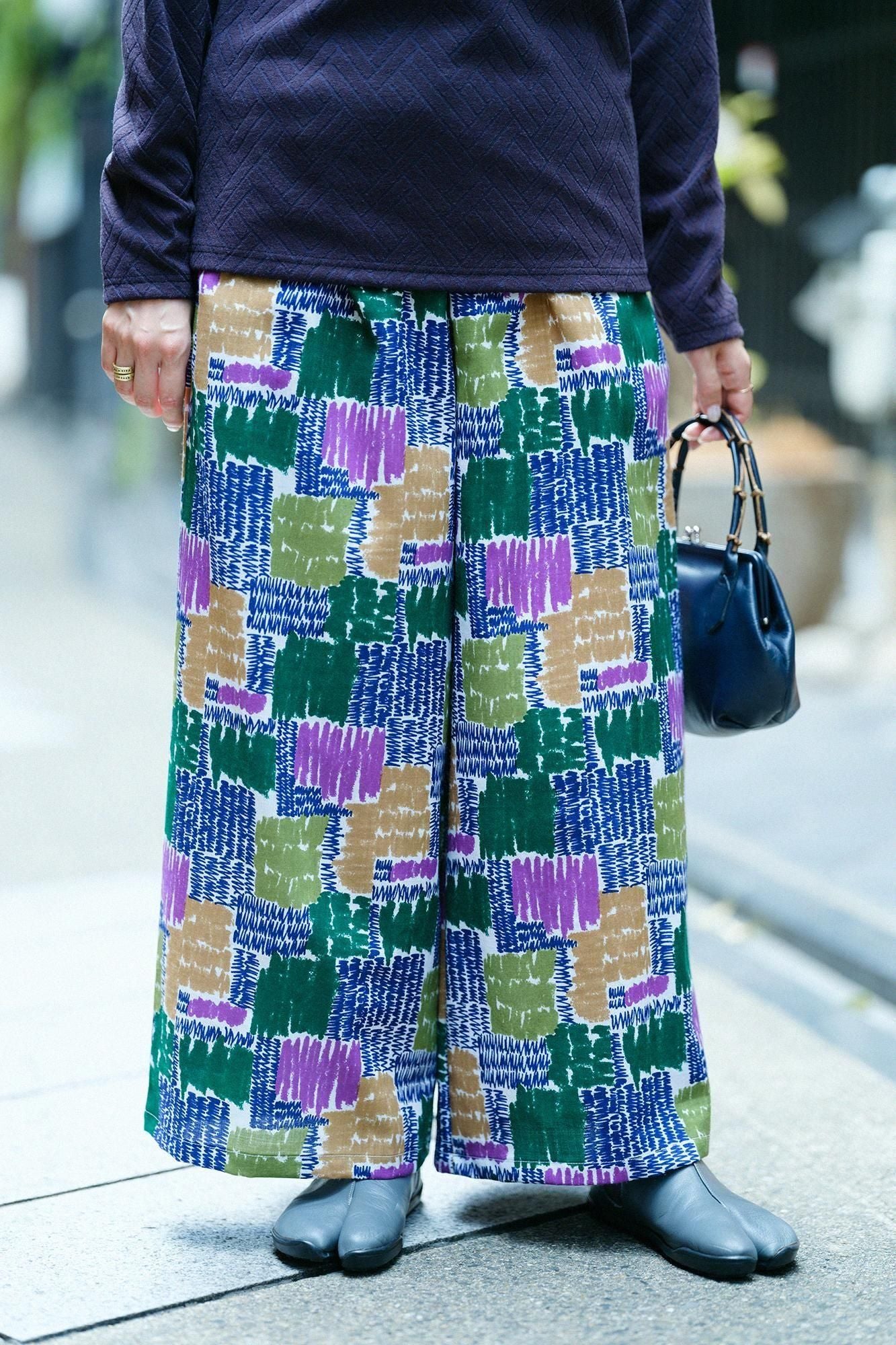 毛斯綸 闊腿褲／共鳴