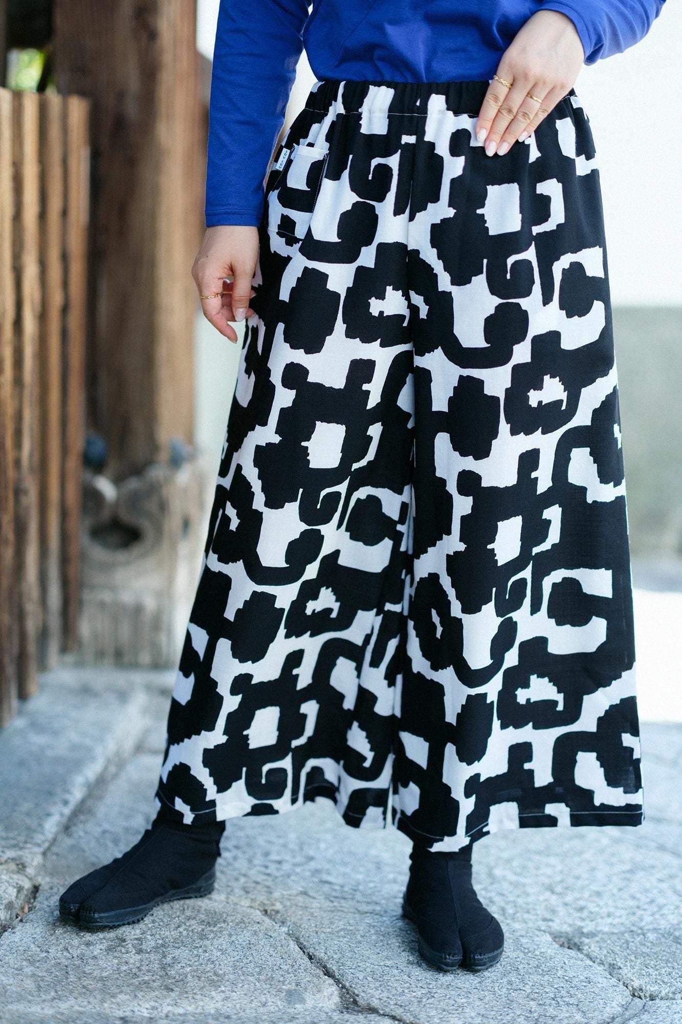 平纹细布 Hironari Monpe/Pak 蔓藤花纹 (Bokukarakusa)