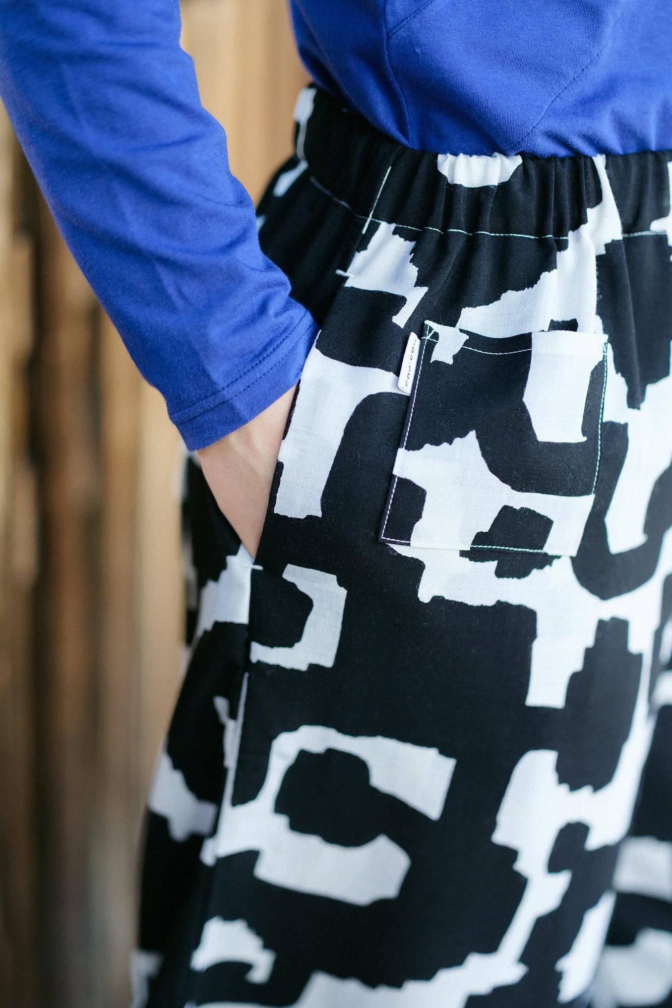 平纹细布 Hironari Monpe/Pak 蔓藤花纹 (Bokukarakusa)