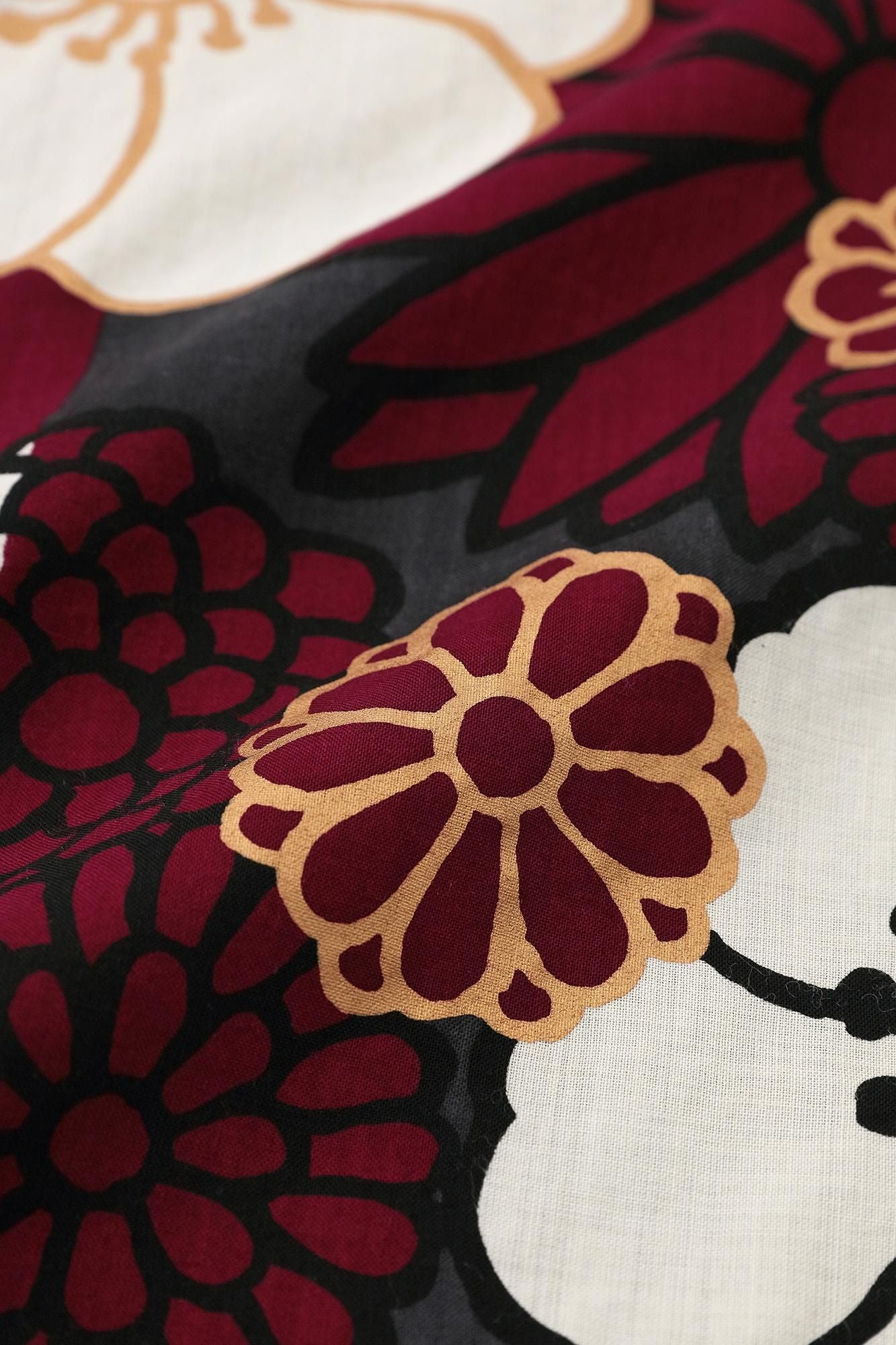 モスリン 広形（ひろなり）もんぺ／金襴緞子（きんらんどんす）