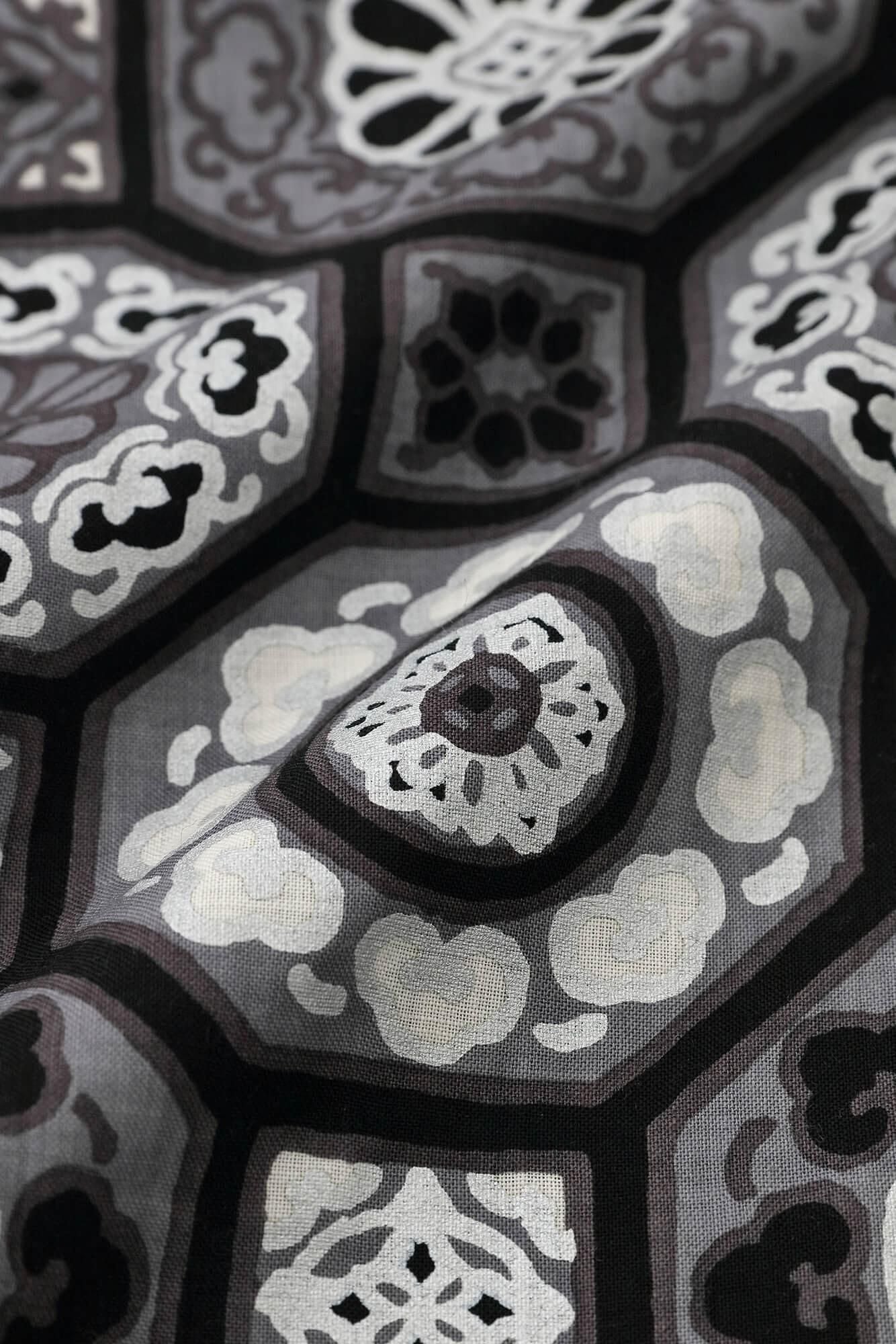 モスリン 手柄寛衣下（たかみかんいした） 片身替わり（かたみがわり）