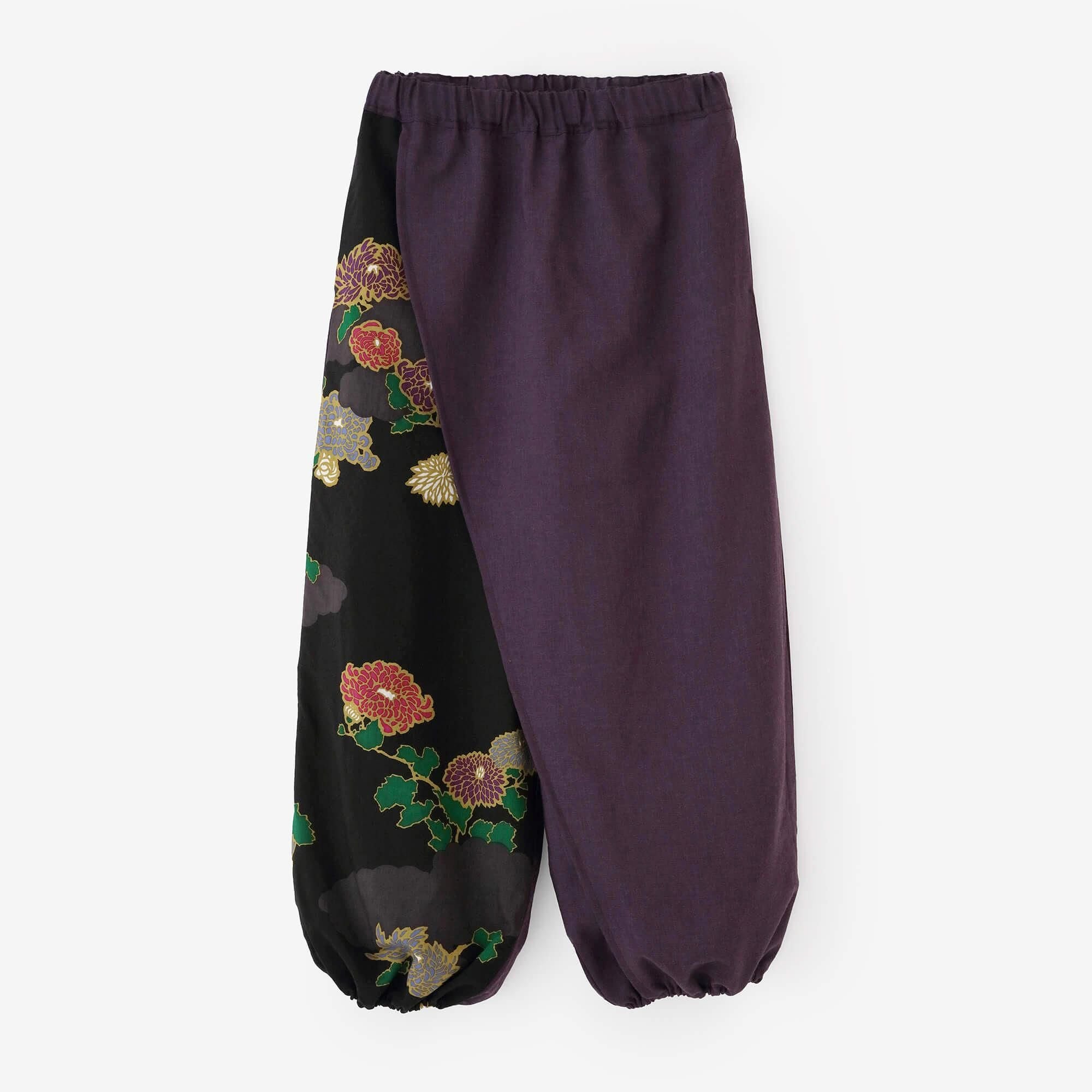 モスリン 手柄寛衣下（たかみかんいした） 片身替わり（かたみ