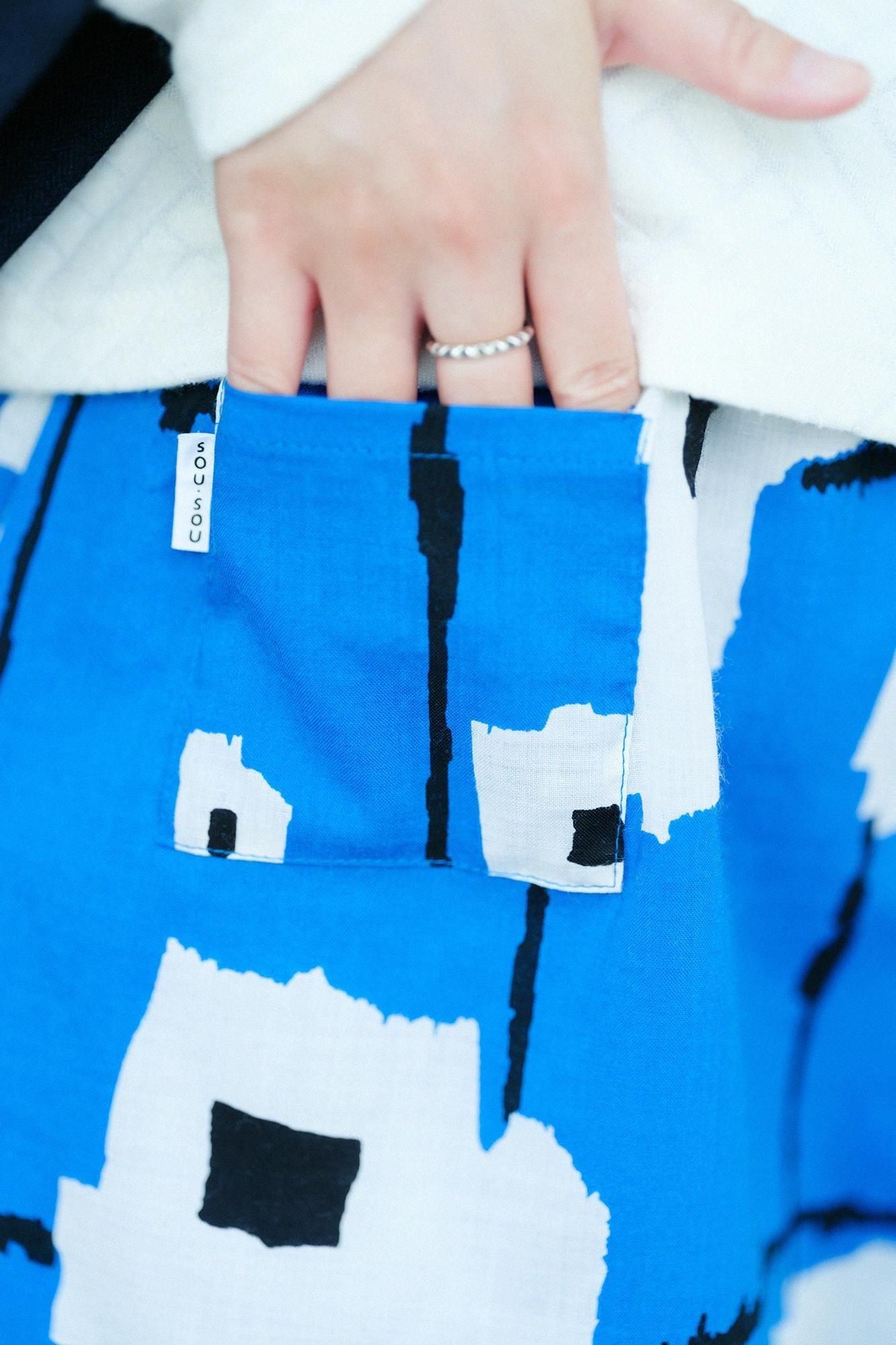 毛斯綸長裙／天花