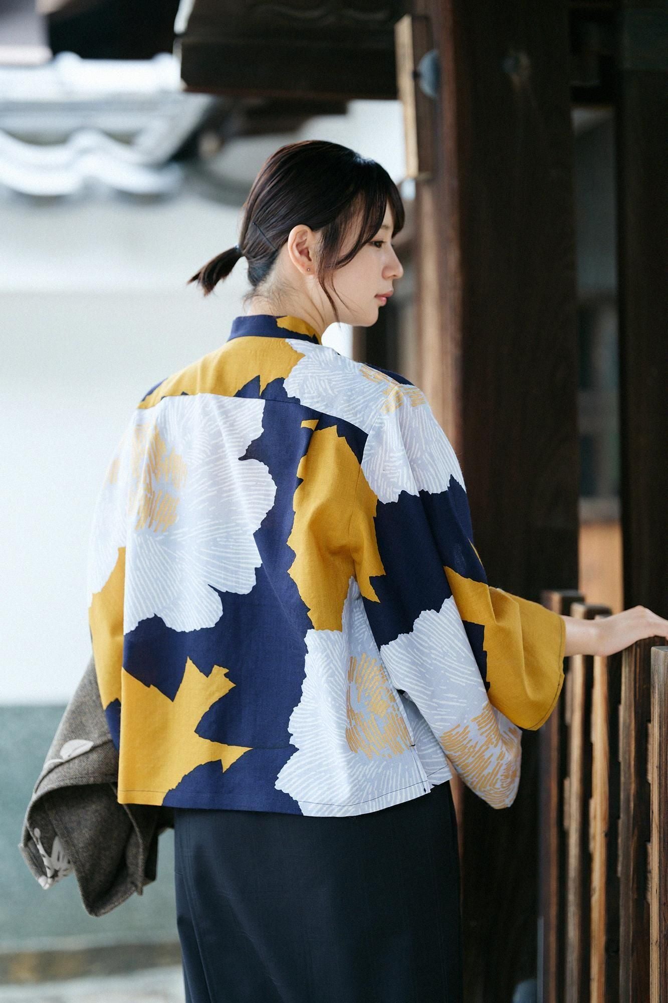 Dessus en tissu d'herbe en mousseline/pivoine Twilight Moon