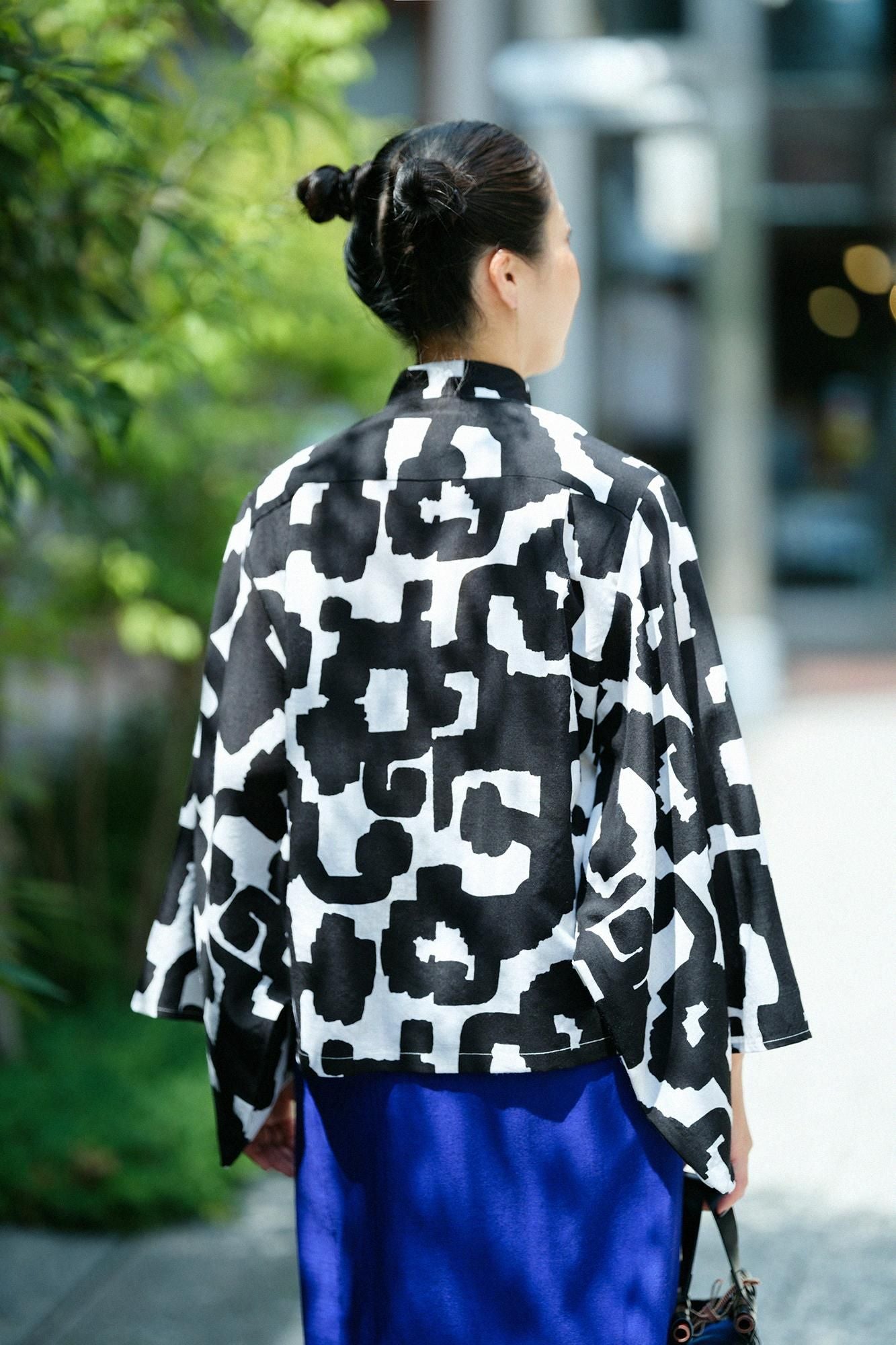 モスリン 草衣（そうい） 上（うえ）／朴唐草（ぼくからくさ）