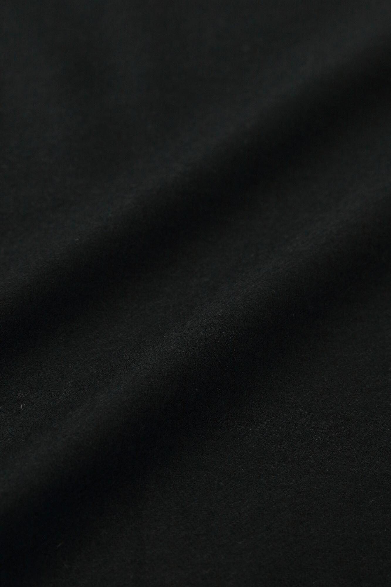 Balancircular® Wool Kimono Sleeve Blouse / Black