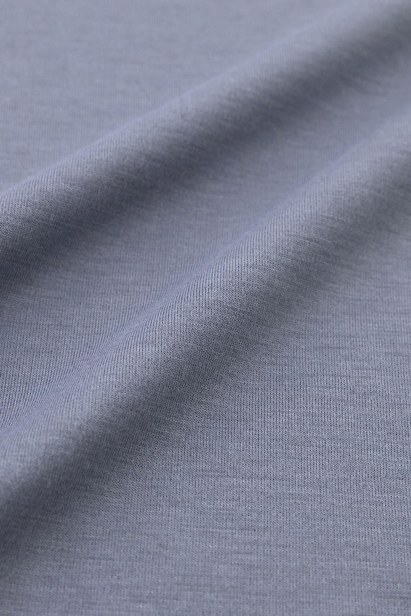 ウール混 両面編（りょうめんあみ） 太夫（たいふ） 一つ身／縹鼠（はなだ