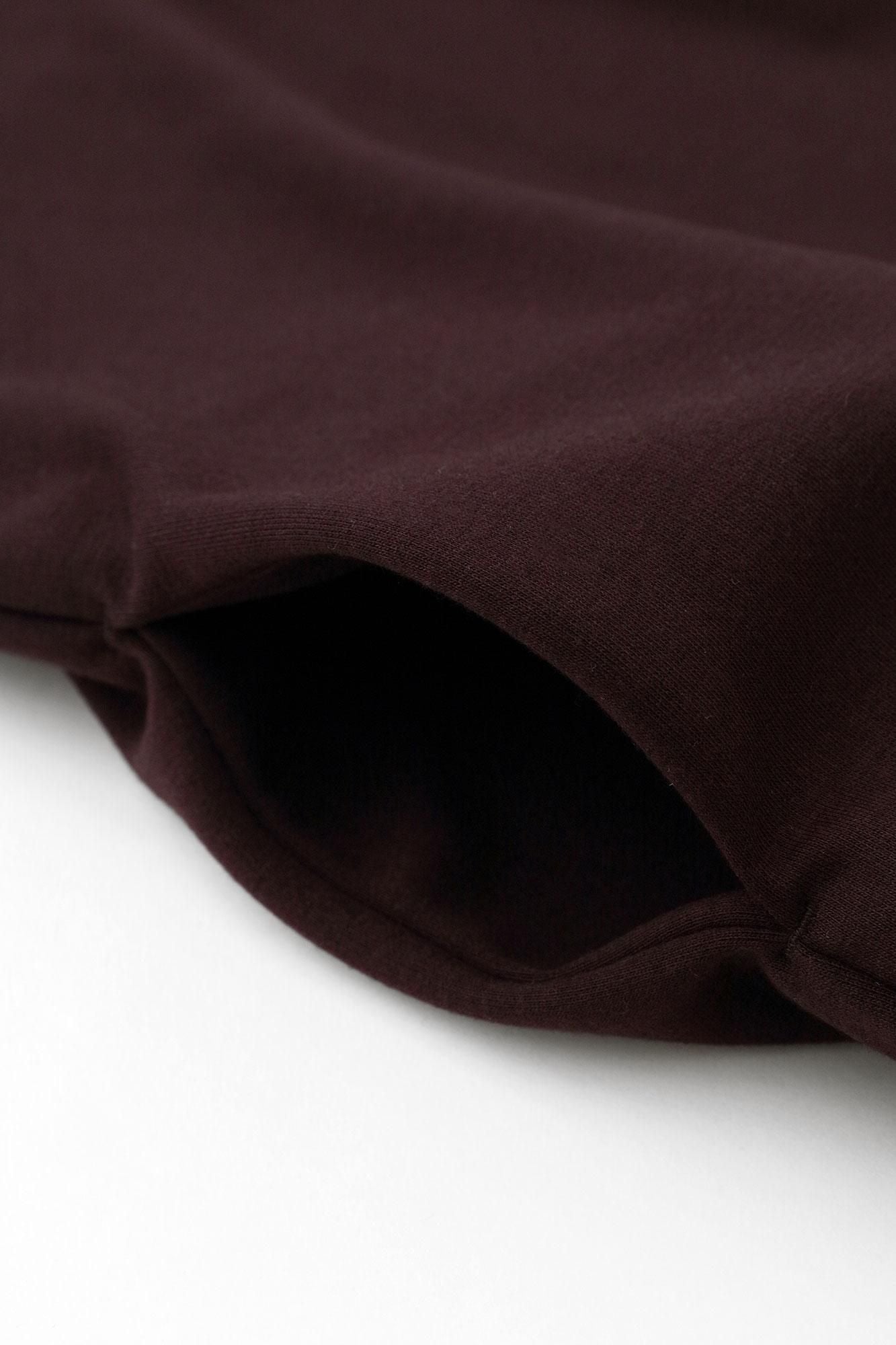 羊毛混紡 雙面編 太夫背心洋裝／深棕色