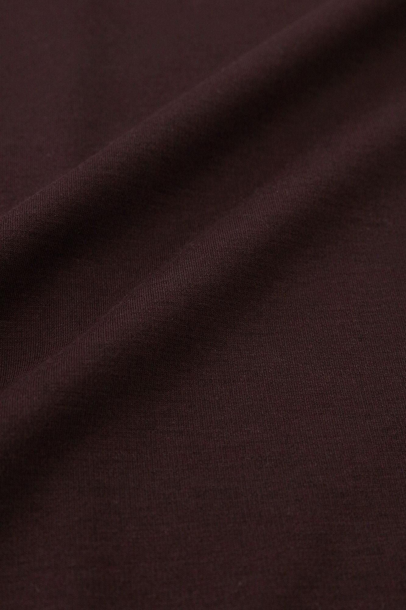 羊毛混紡 雙面編 太夫背心洋裝／深棕色