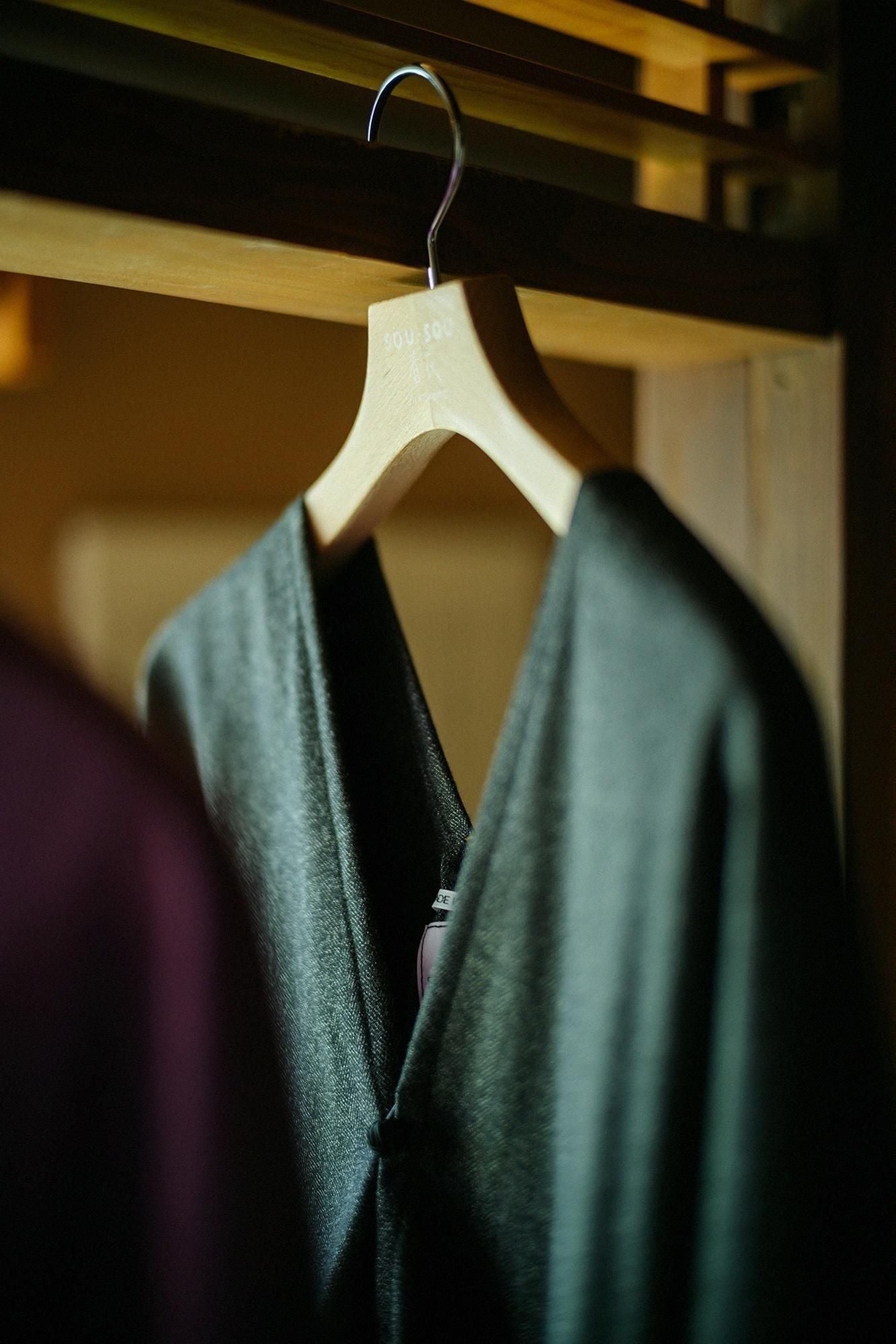 양모 레이온 스기아야오리 하츠키/먹색