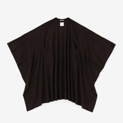 ウォッシャブルウール天竺 むささび／黒茶（くろちゃ）