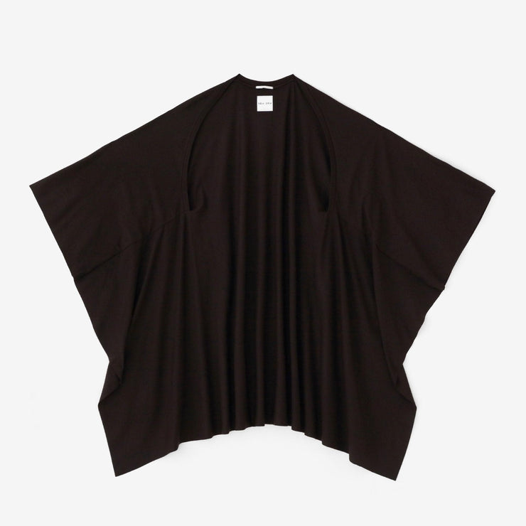 【9月22日頃発送予定】ウォッシャブルウール天竺 むささび／黒茶
