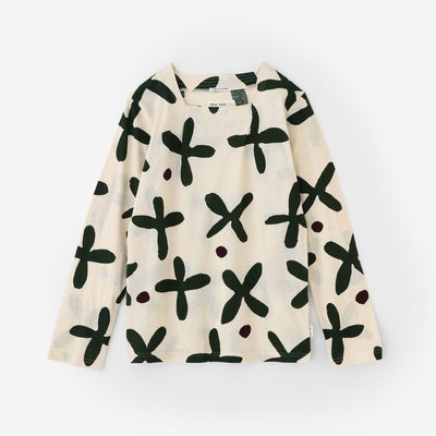 方領上衣/蘿蔔草橄欖綠