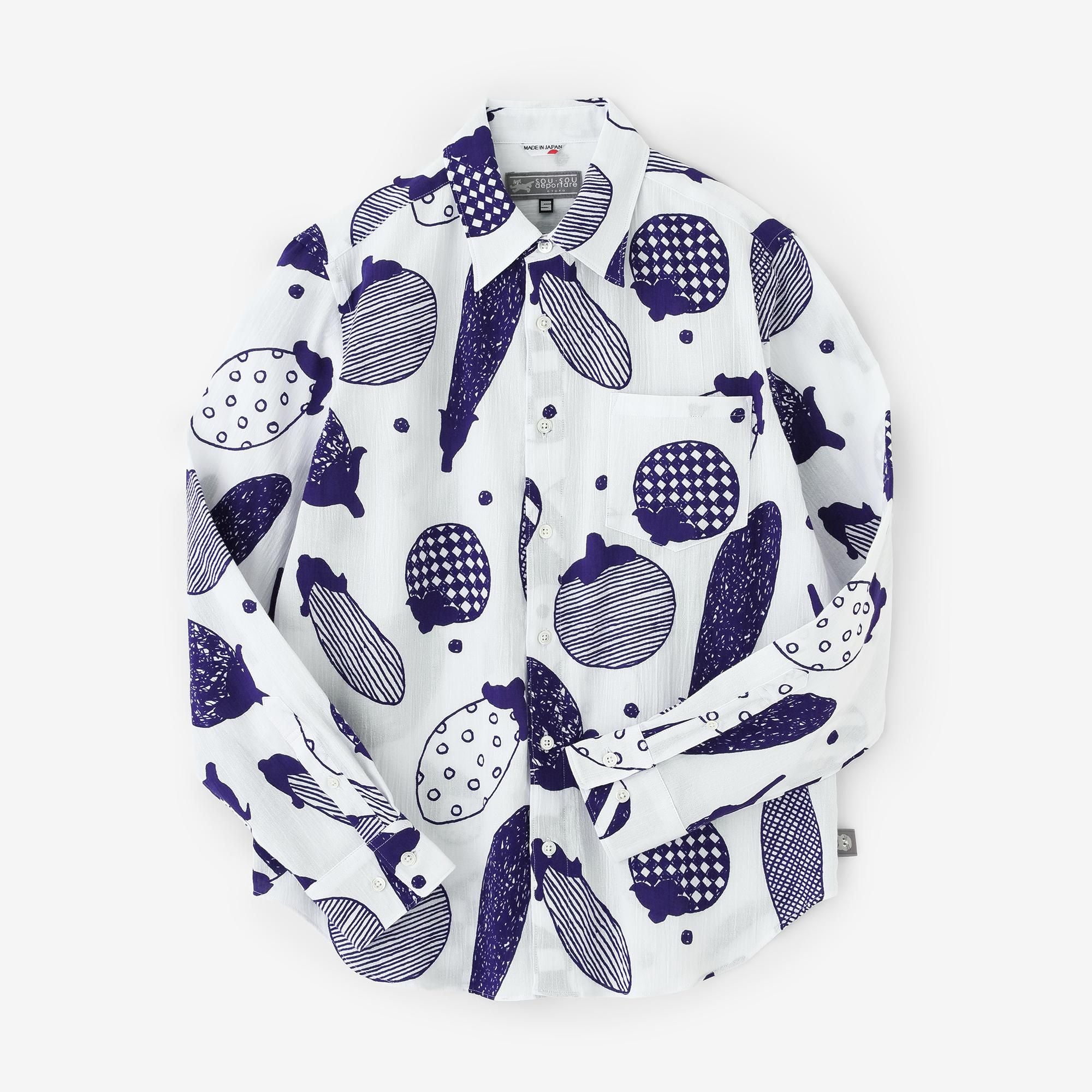 Chemise Takashima Jiji 20/20/Aubergine