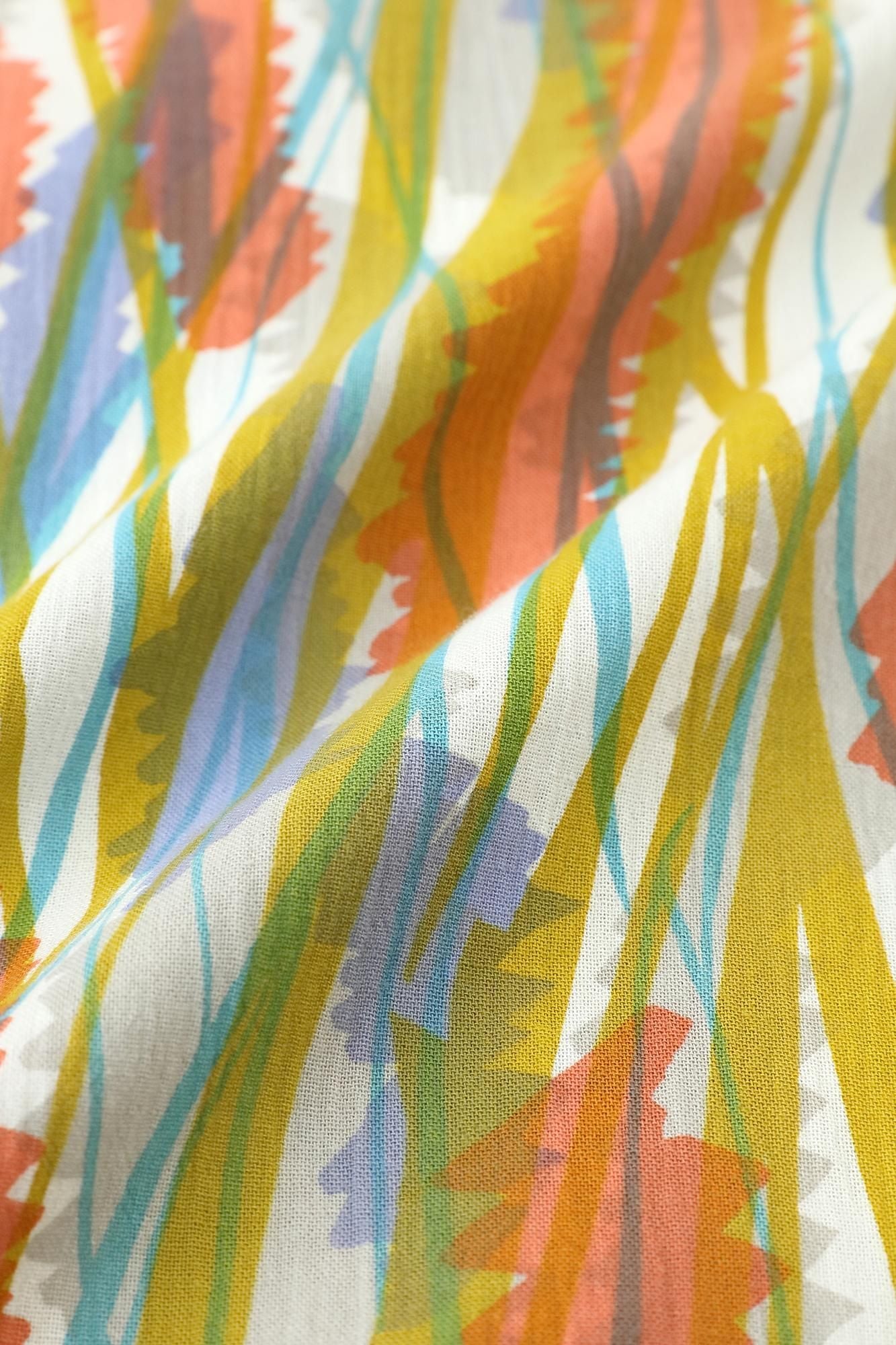 Takashima Jiji 20/20 Stehkragenhemd/flatternd