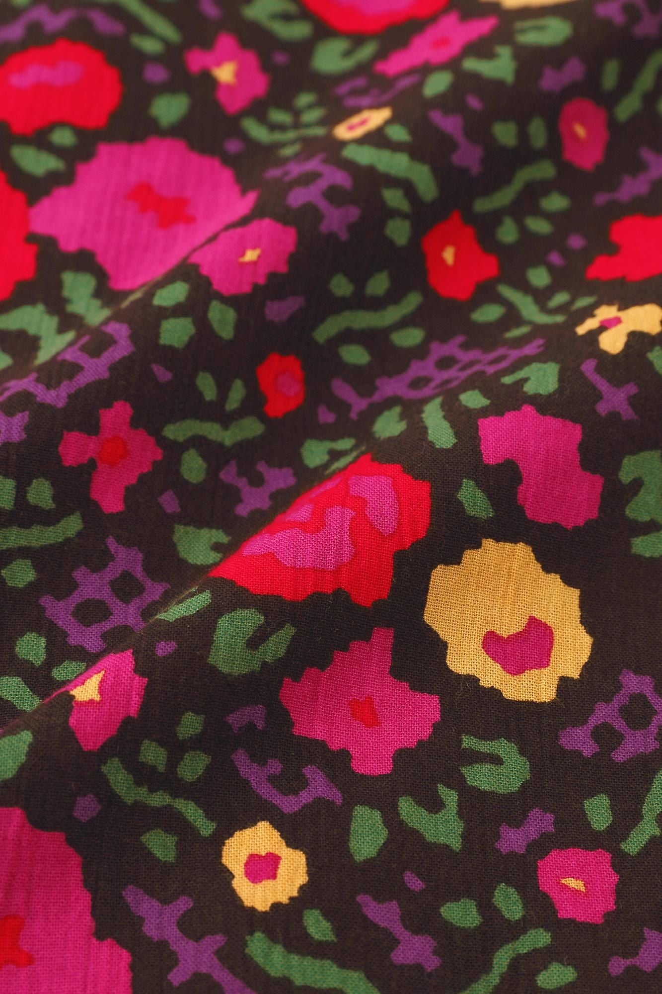 Shiji Takashima 20/20 Stehkragenhemd/Rose