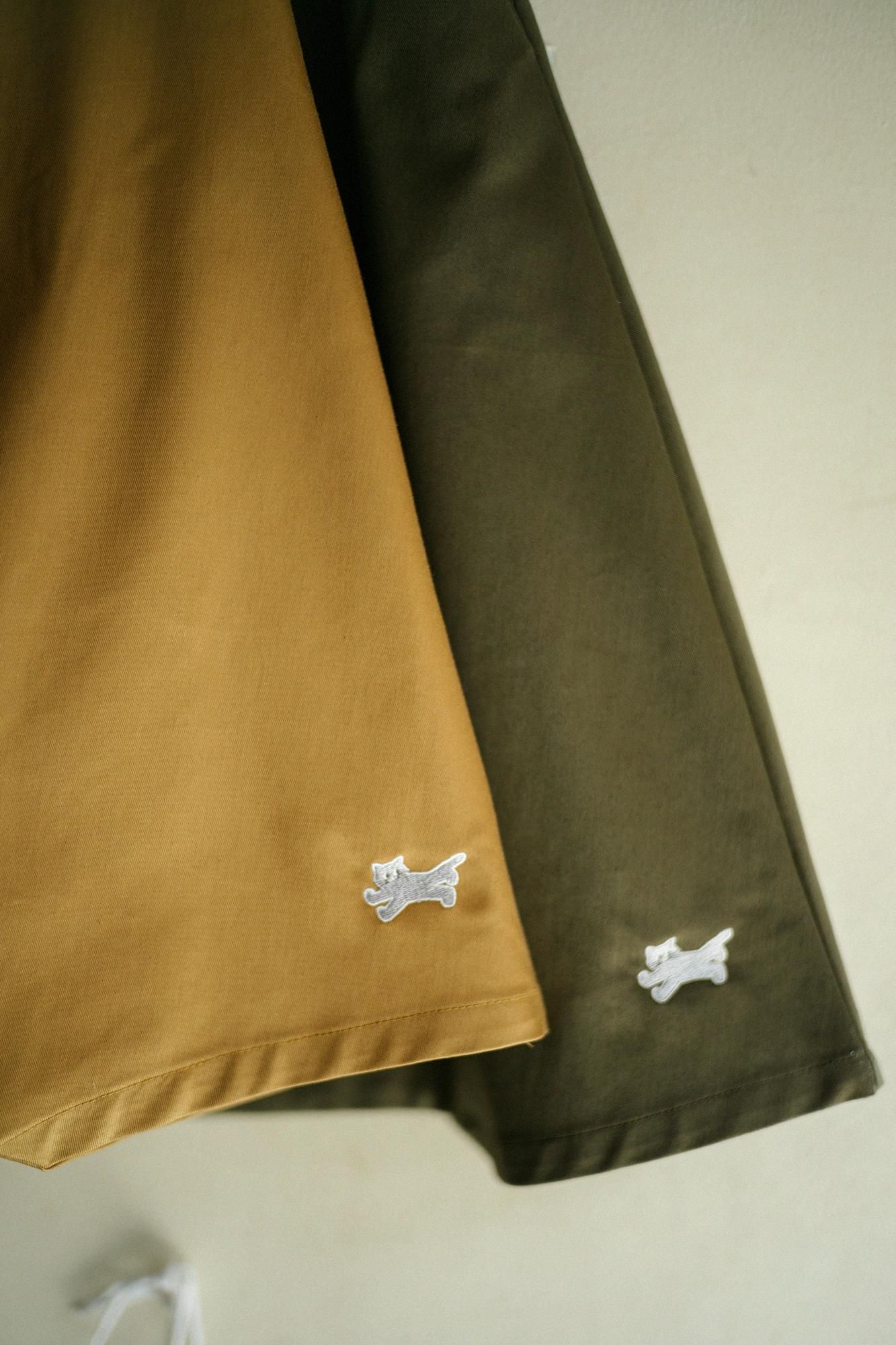 Cotton×Solotex® 卡其布 大文字山 飛鼠褲／卡其綠