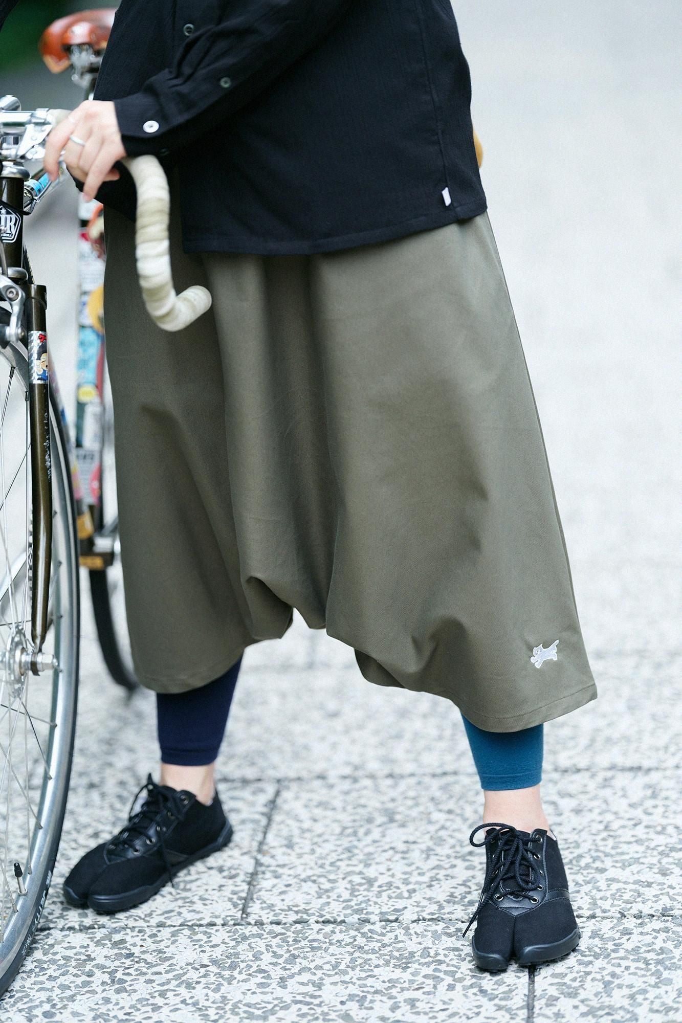 Cotton×Solotex® 卡其布 大文字山 飛鼠褲／卡其綠