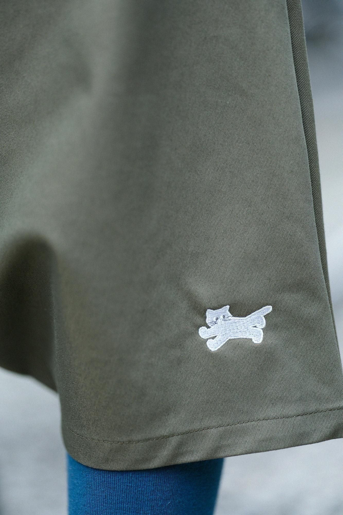 Cotton×Solotex® 卡其布 大文字山 飛鼠褲／卡其綠