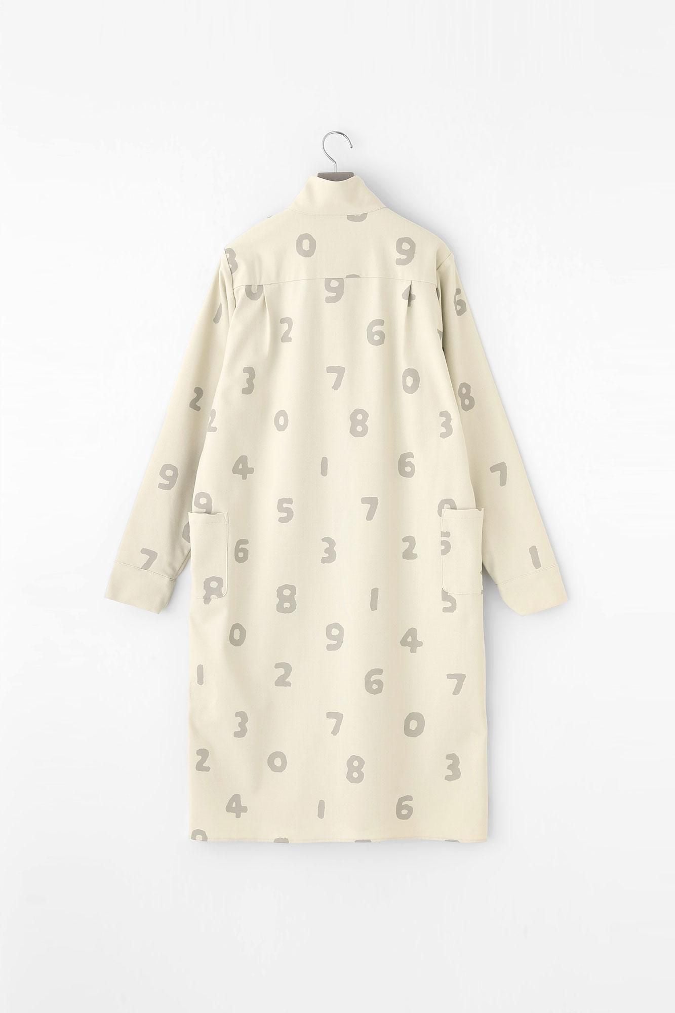 Fleece Brushed Lining Micronova(R) SANPO One-piece Dress / SO-SU-U Ivory