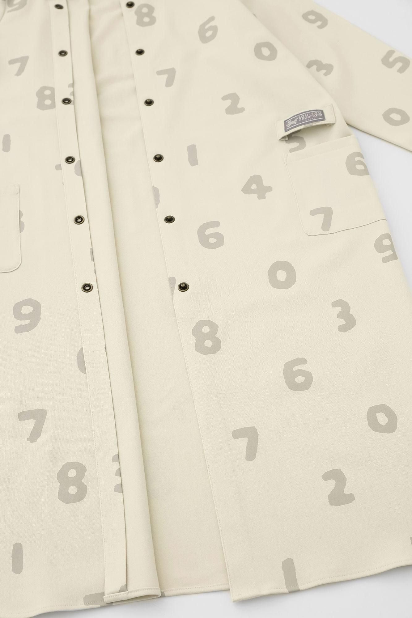 Fleece Brushed Lining Micronova(R) SANPO One-piece Dress / SO-SU-U Ivory