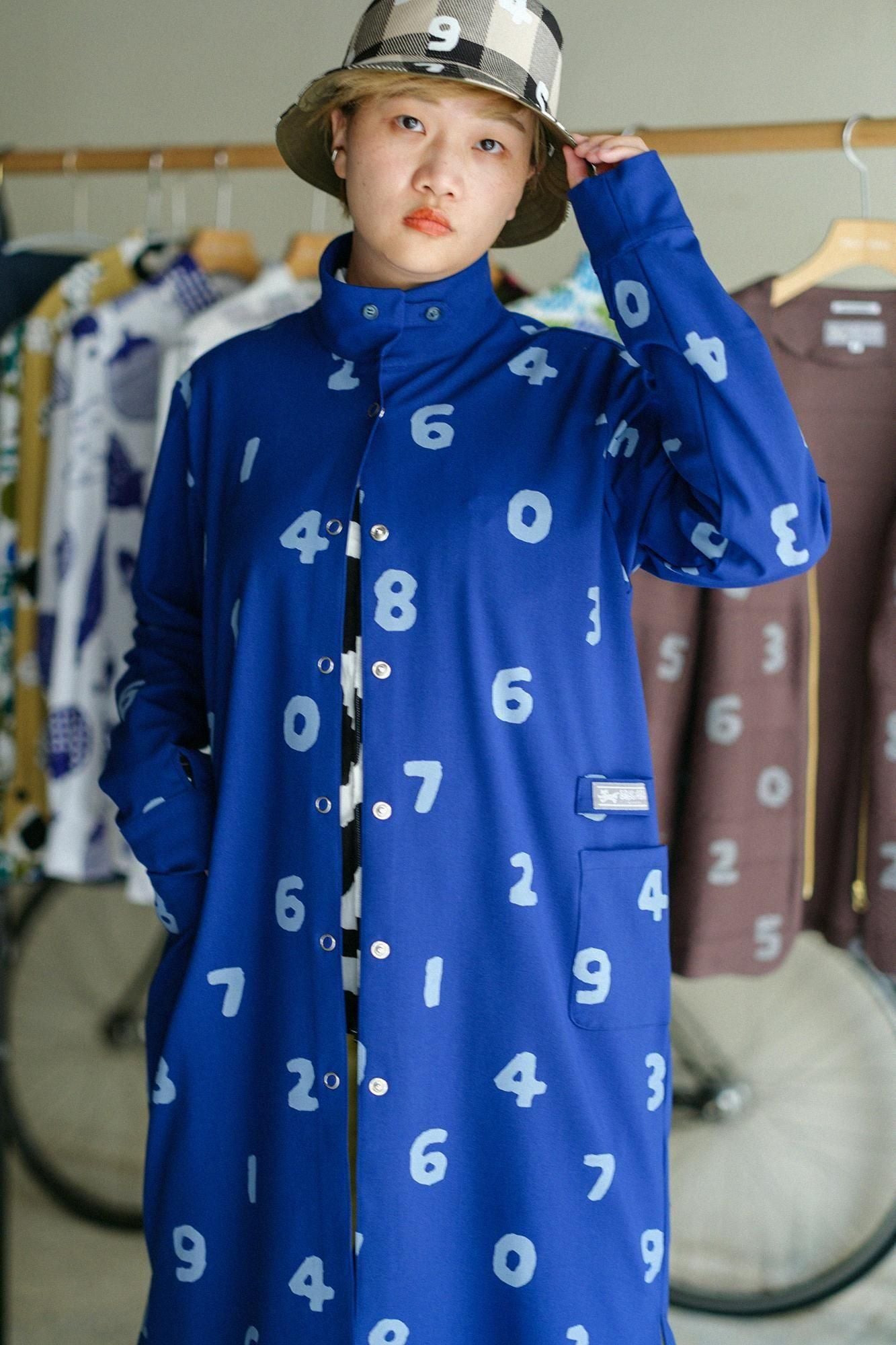 SOU・SOU モノクロパターン ロングワンピース SOU・SOU モノクロパターン ロングワンピース