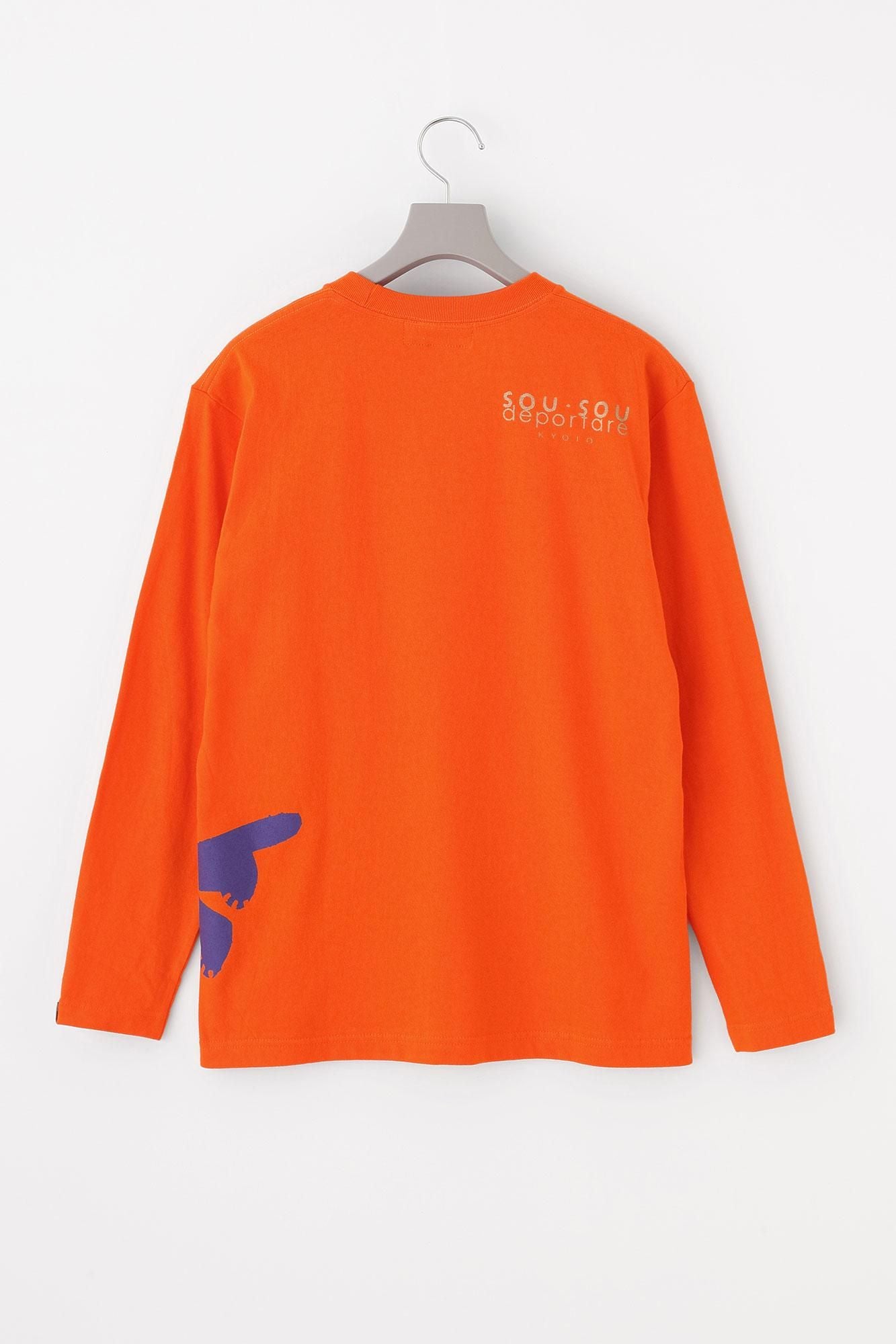 데포르타레 긴 소매T셔츠[5.6]／오렌지
