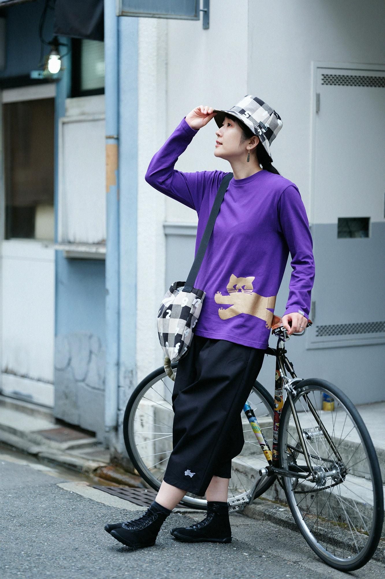 【Voraussichtlicher Versand um den 29. September】 Deporterre Langarm-T-Shirt [5.6] / Purple 