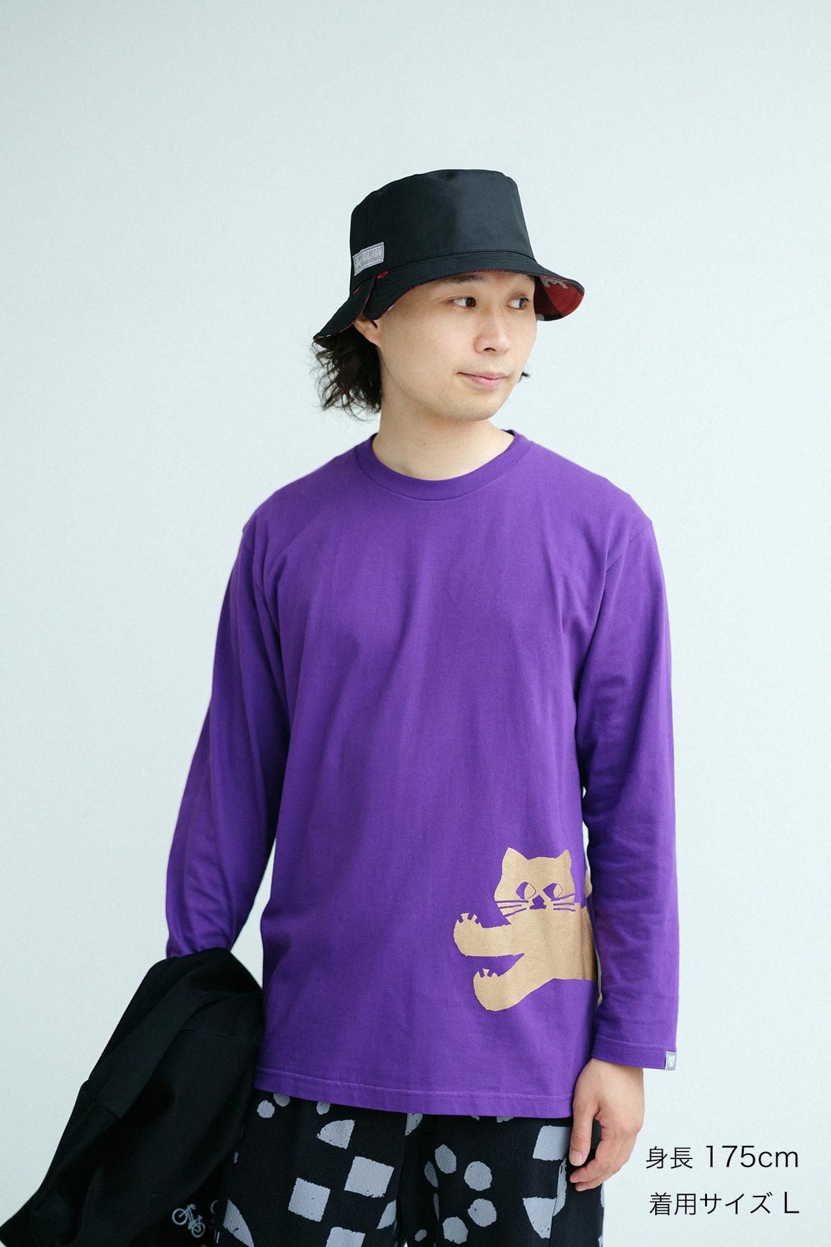 【Voraussichtlicher Versand um den 29. September】 Deporterre Langarm-T-Shirt [5.6] / Purple 