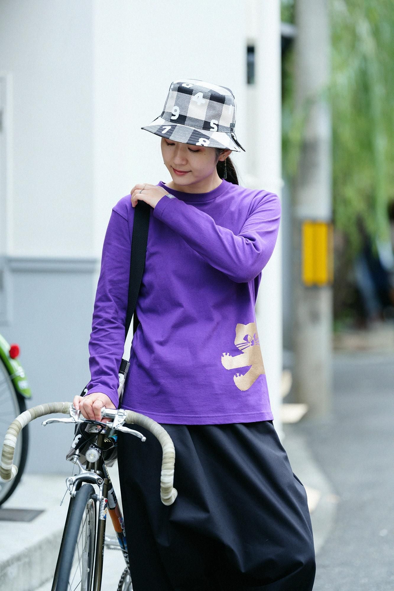 【Voraussichtlicher Versand um den 29. September】 Deporterre Langarm-T-Shirt [5.6] / Purple 