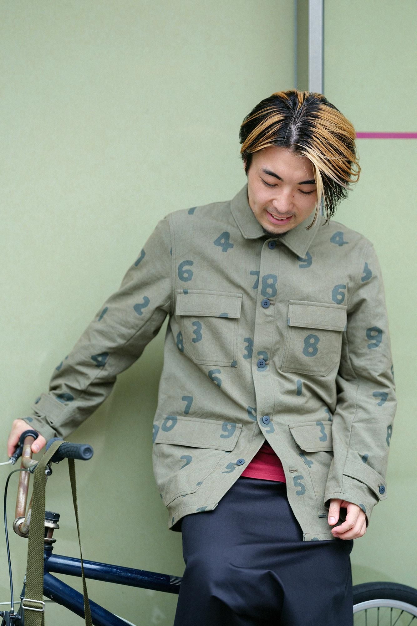 Cordura(R) 블렌드캔버스 카고 자켓／SO-SU-U 올리브 그린