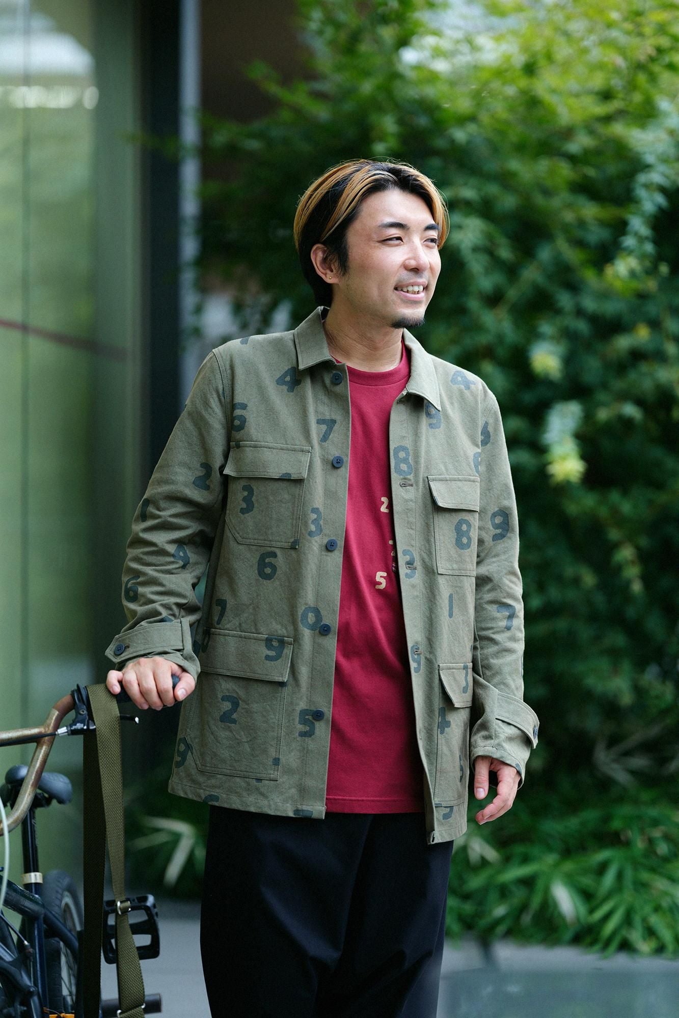 Cordura(R) 블렌드캔버스 카고 자켓／SO-SU-U 올리브 그린