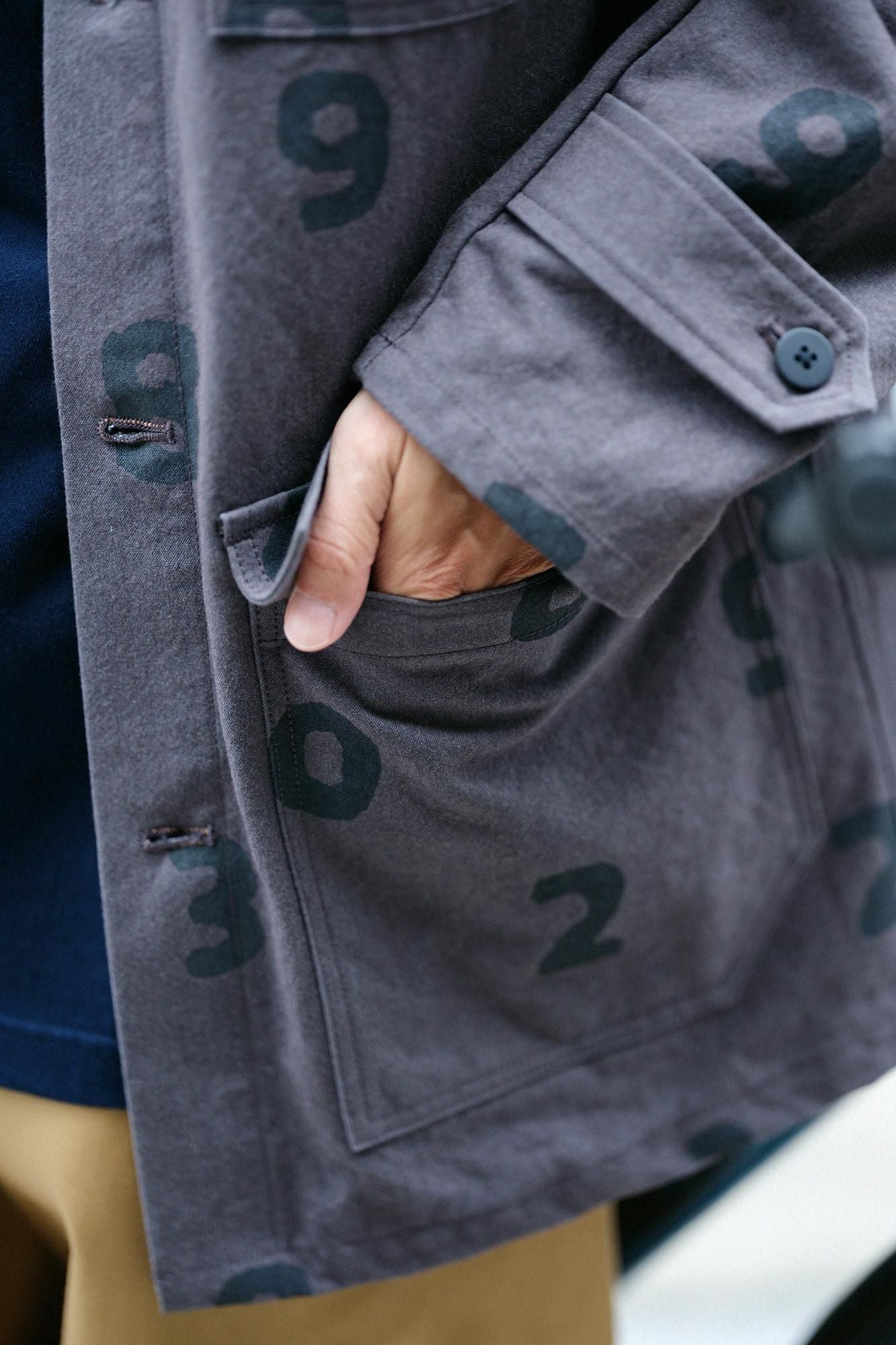 Cordura(R) 混纺帆布工装夹克/SO-SU-U 炭灰色