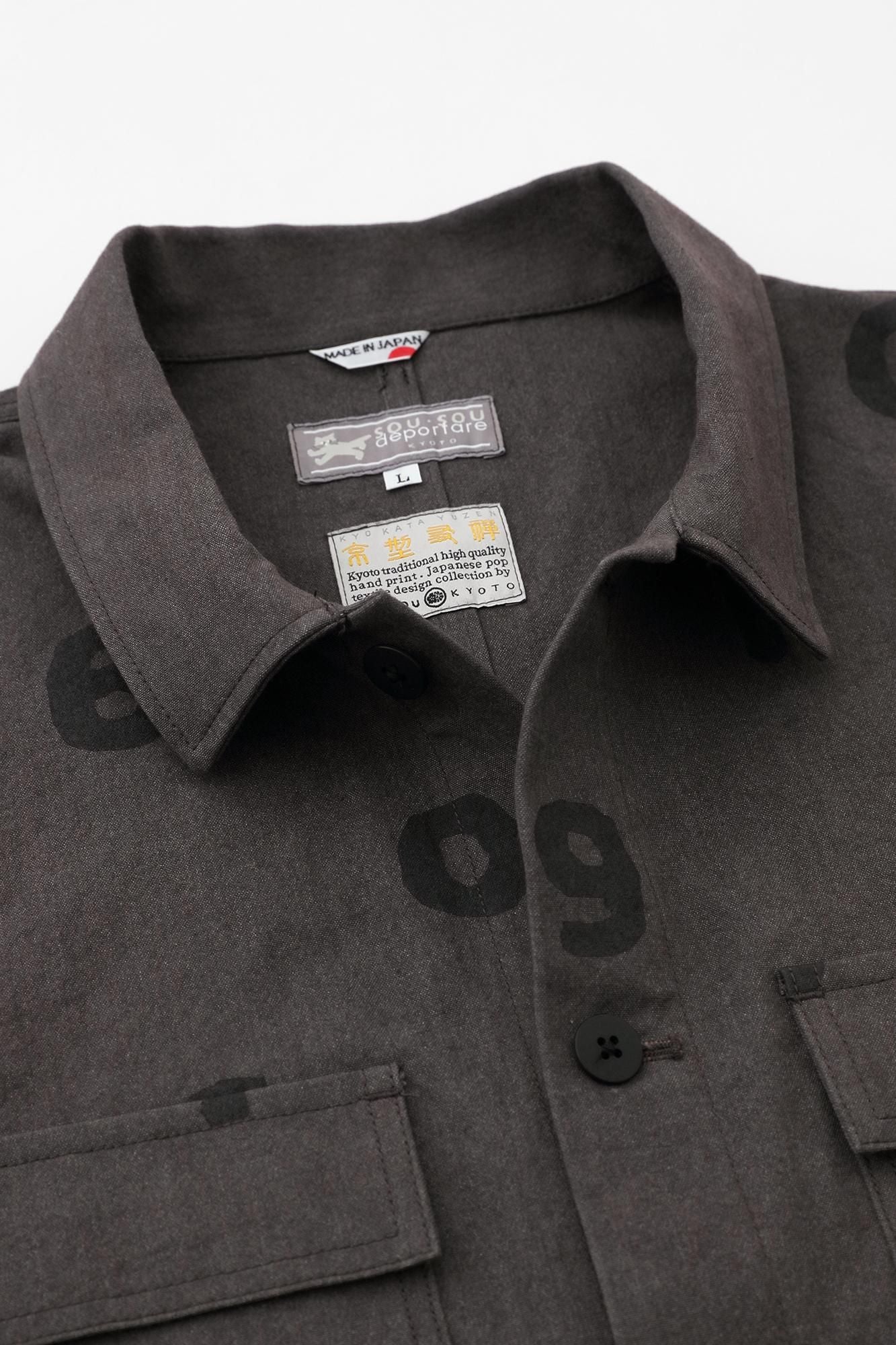 Cordura(R) 混纺帆布工装夹克/SO-SU-U 炭灰色