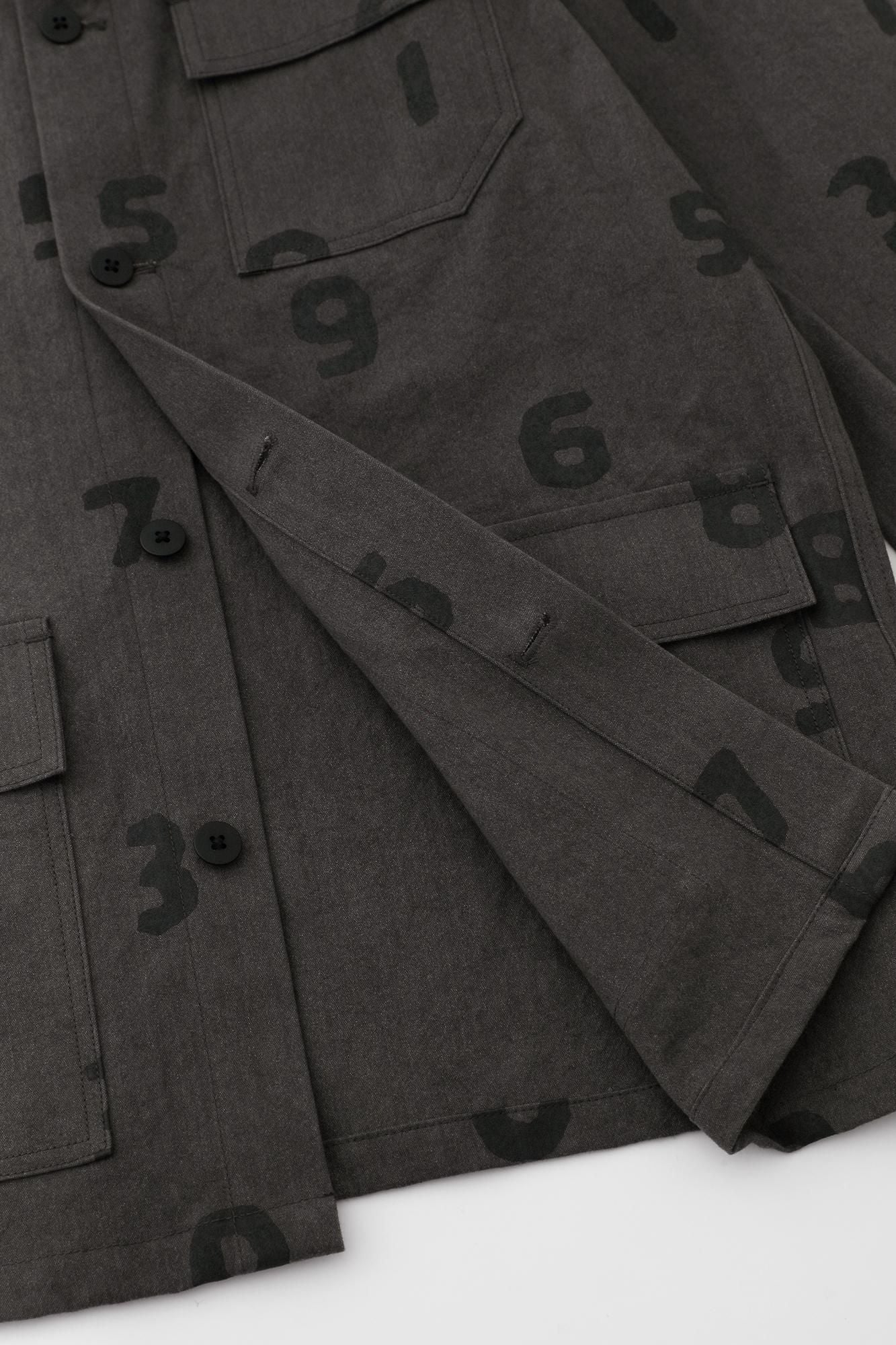 Cordura(R) 混纺帆布工装夹克/SO-SU-U 炭灰色