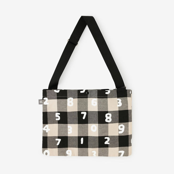 Heavy Twill Check Sacoche Bag / SO-SU-U Ivory