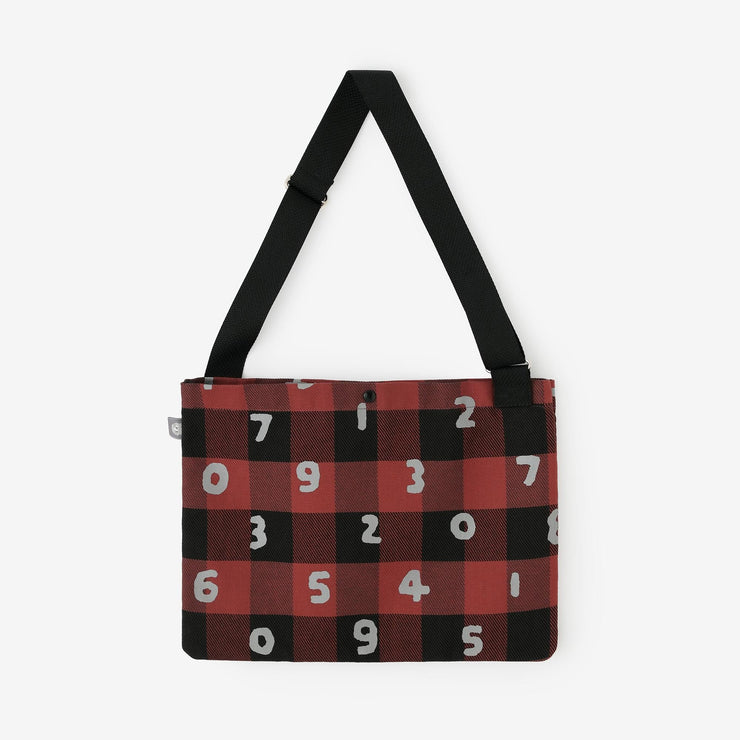 Heavy Twill Check Sacoche Bag / SO-SU-U Red