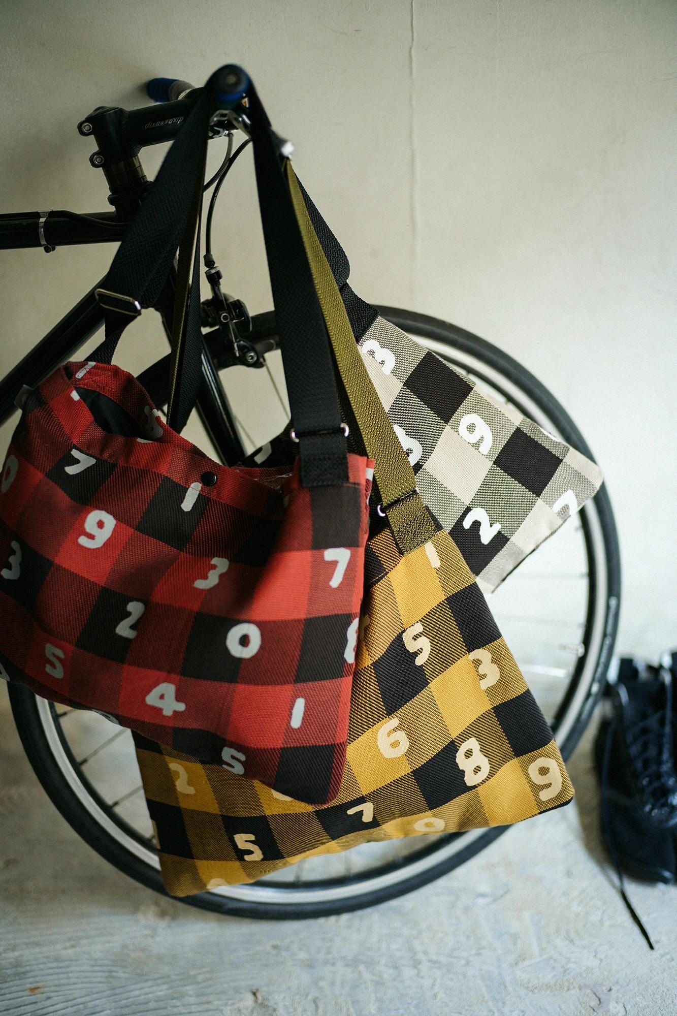 헤비 트윌 체크 사코슈／SO-SU-U 빨간색