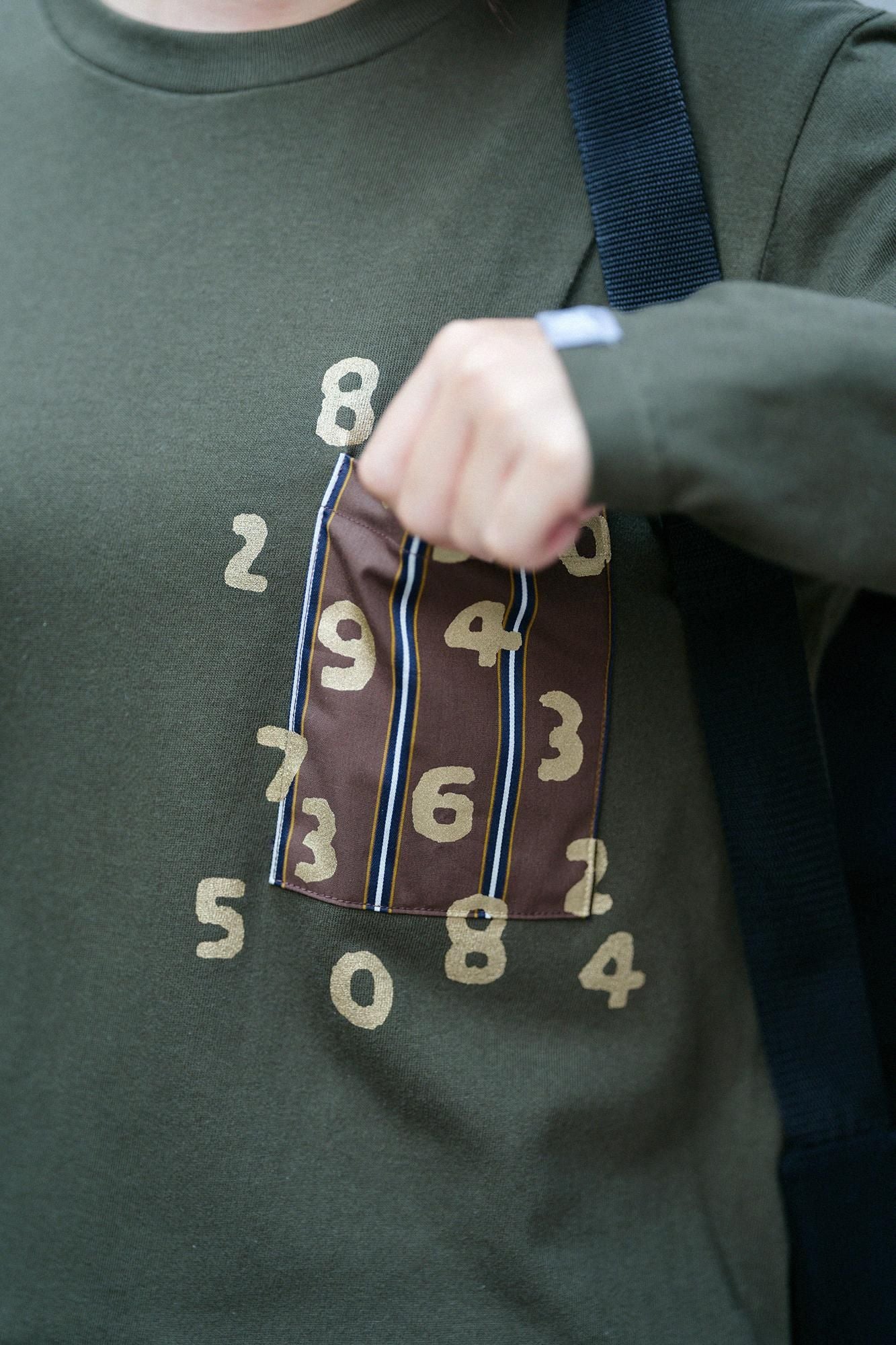 Langarm-T-Shirt mit Taschen [5,6]/ArmeegrünSO-SU-UKon