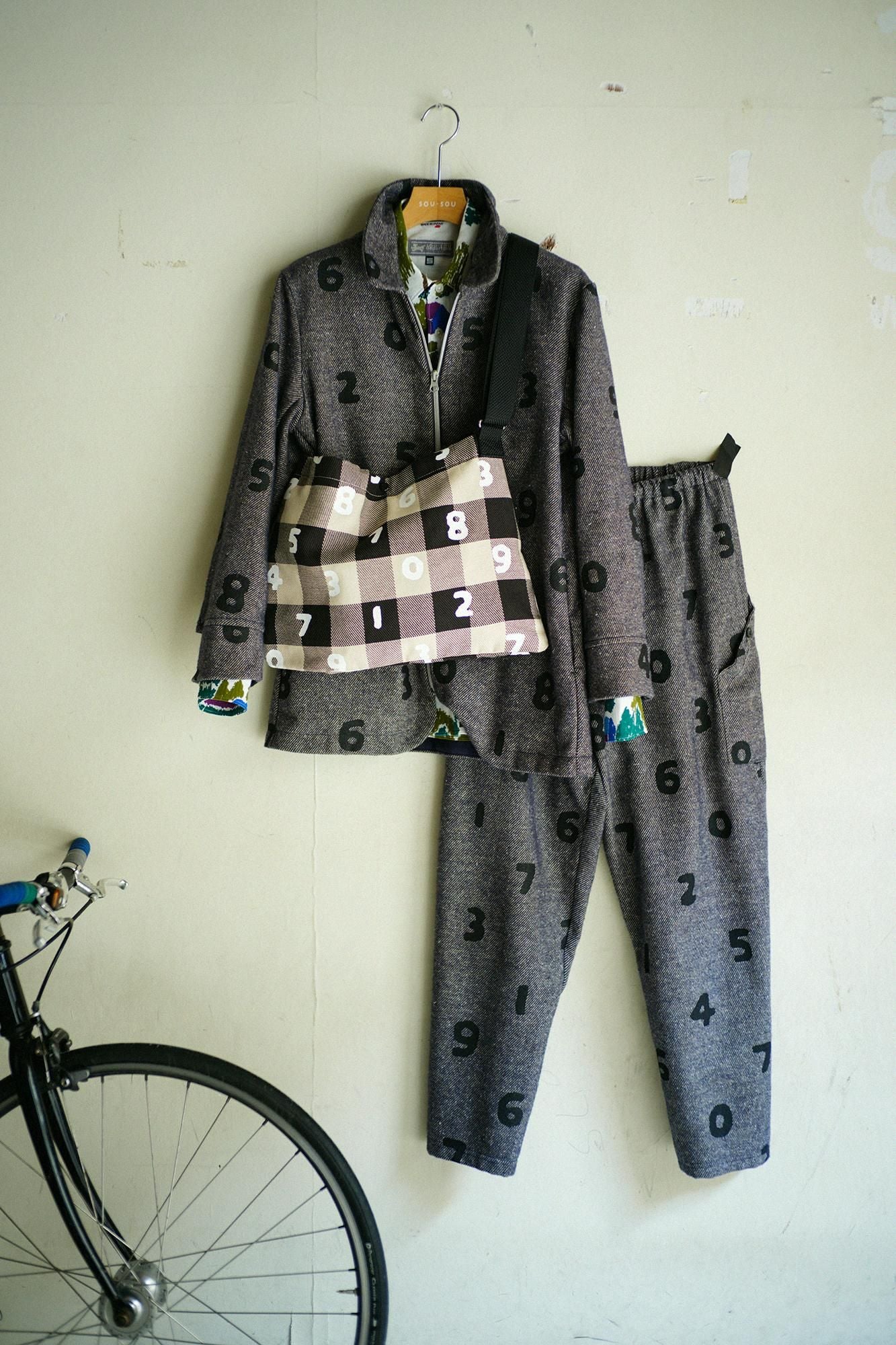 Cotton Twill BIKE Jodhpur / SO-SU-U Heather Navy