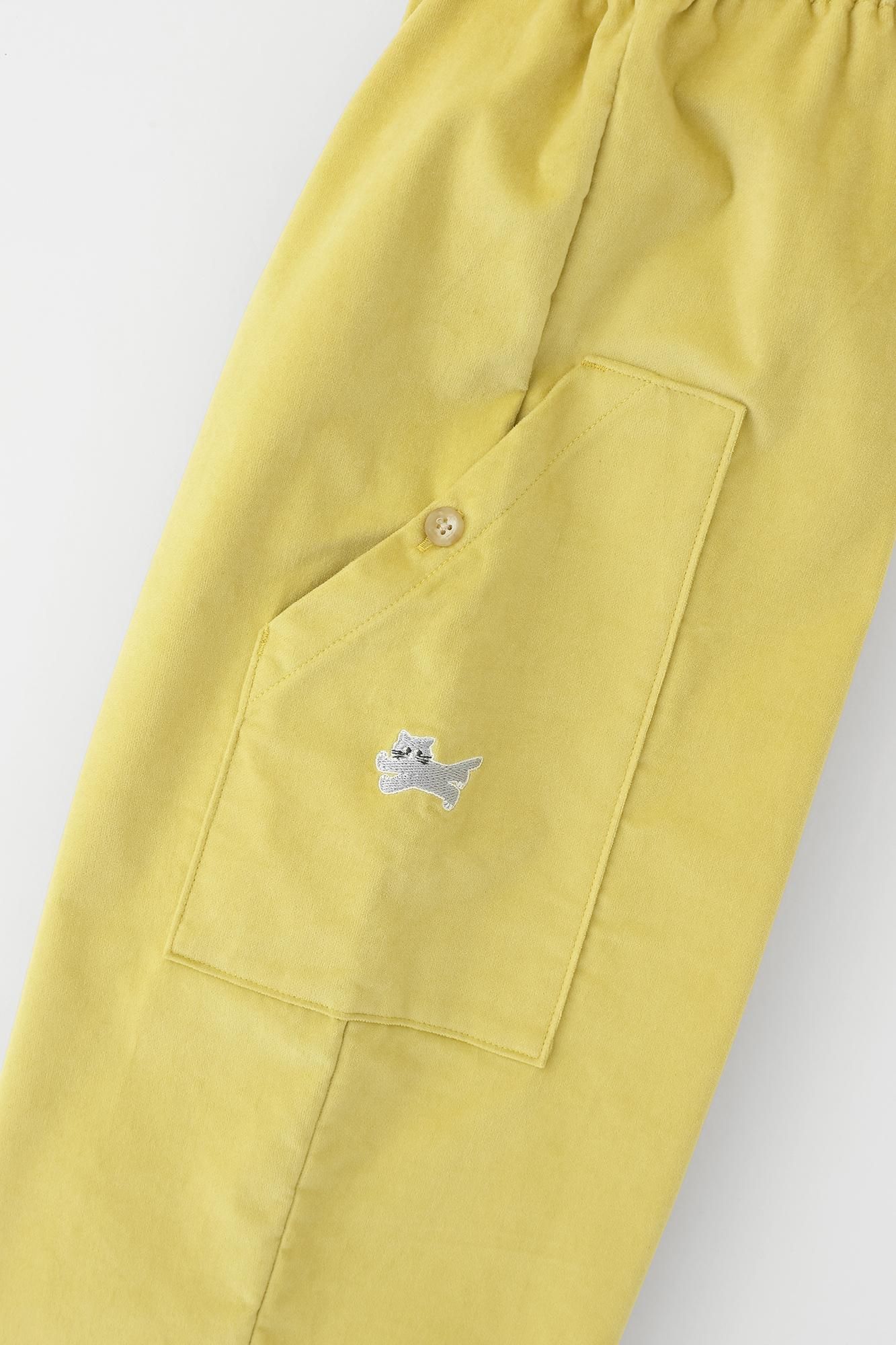 弹力灯芯绒 BIKE Suteteko/柠檬黄