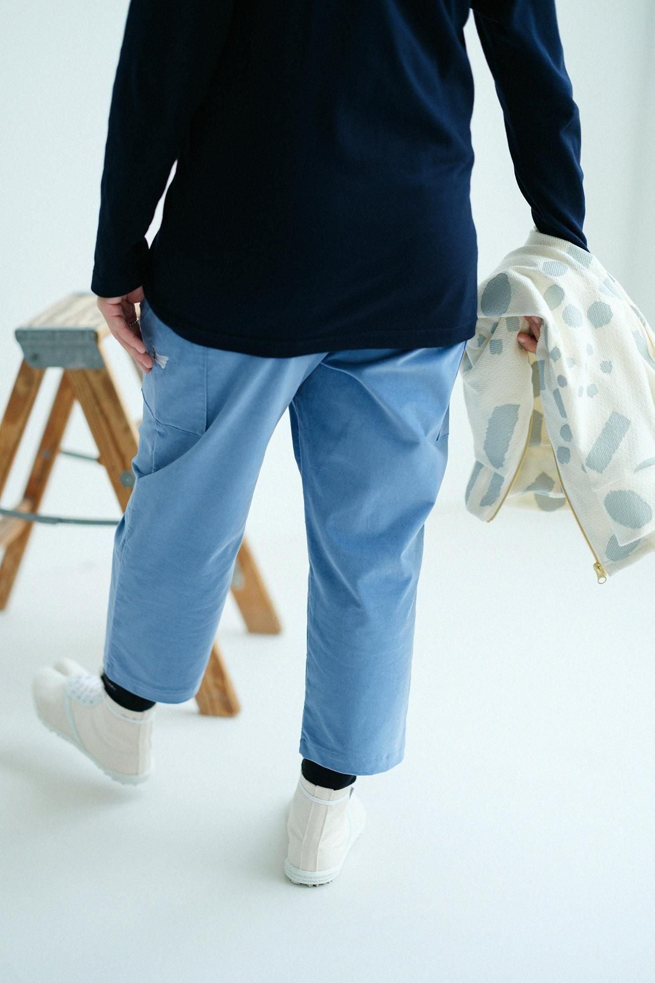 弹力灯芯绒 BIKE Suteteko/JBlue