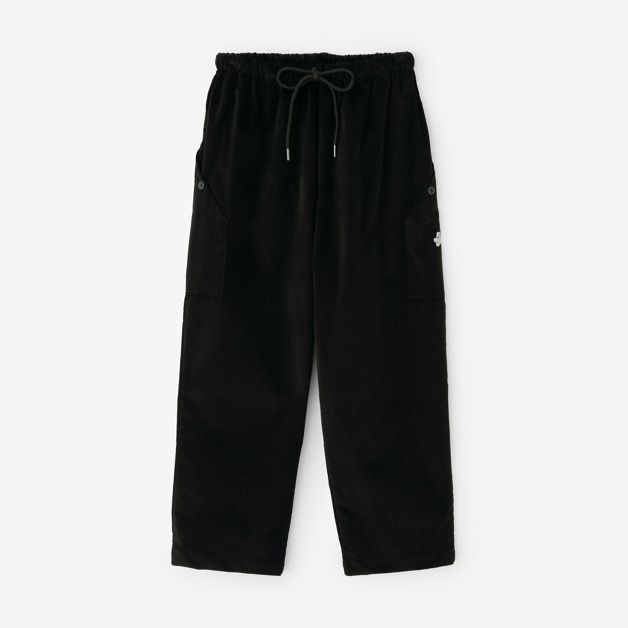 ストレッチコーデュロイ BIKE すててこ／ブラック