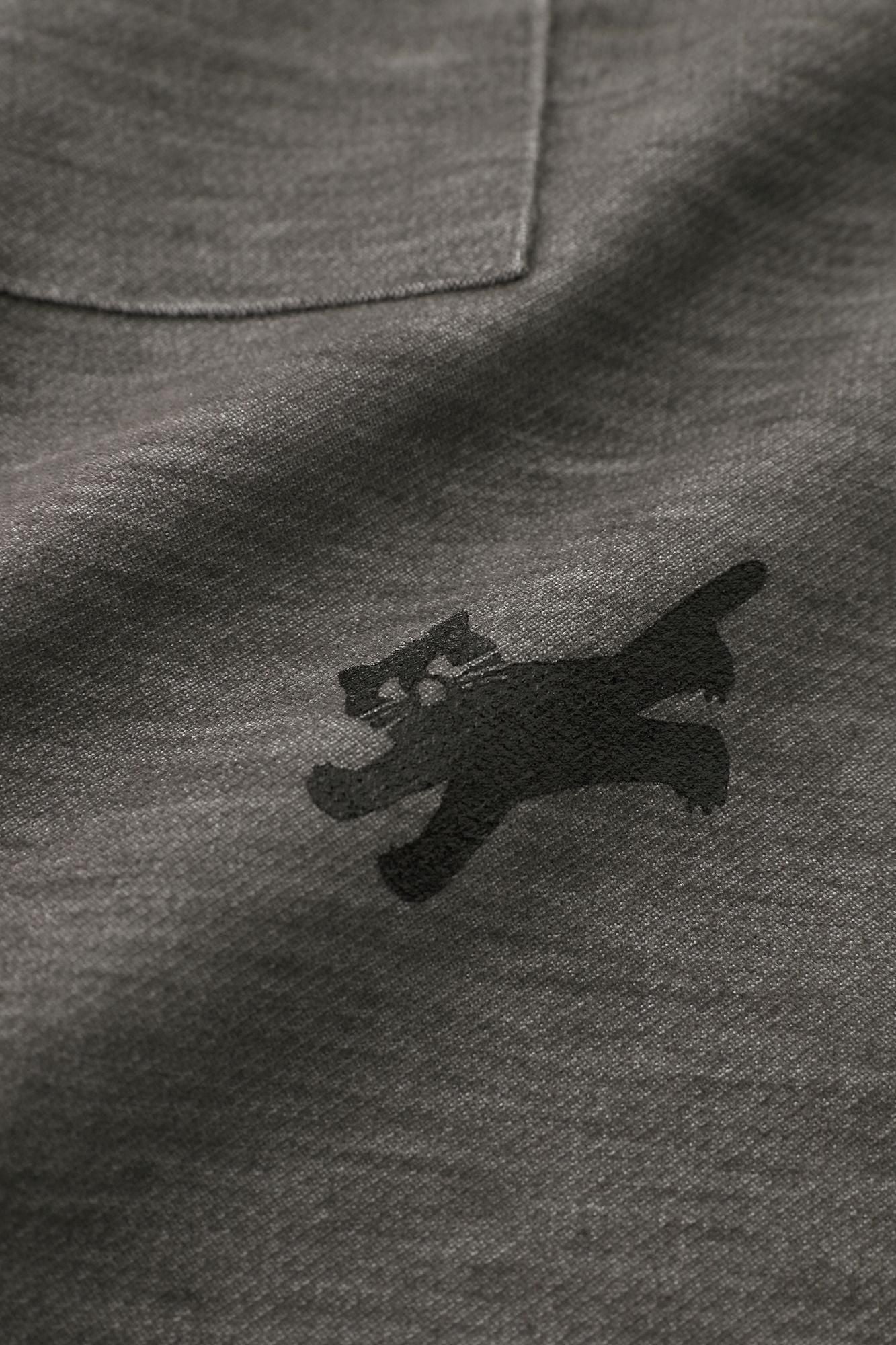 【net限定】ストレッチビロード BIKE すててこ／ねこ かけっこ グレー