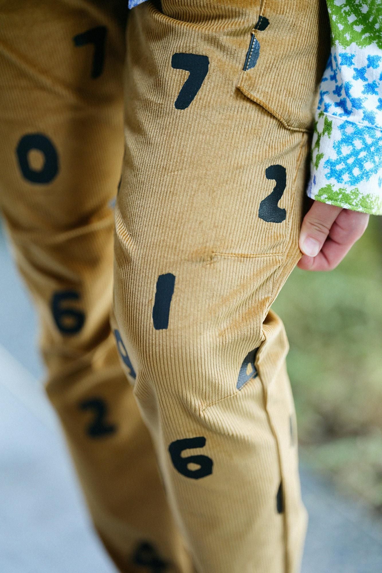 Velours côtelé extensible BIKE cargo/SO-SU-U ocre