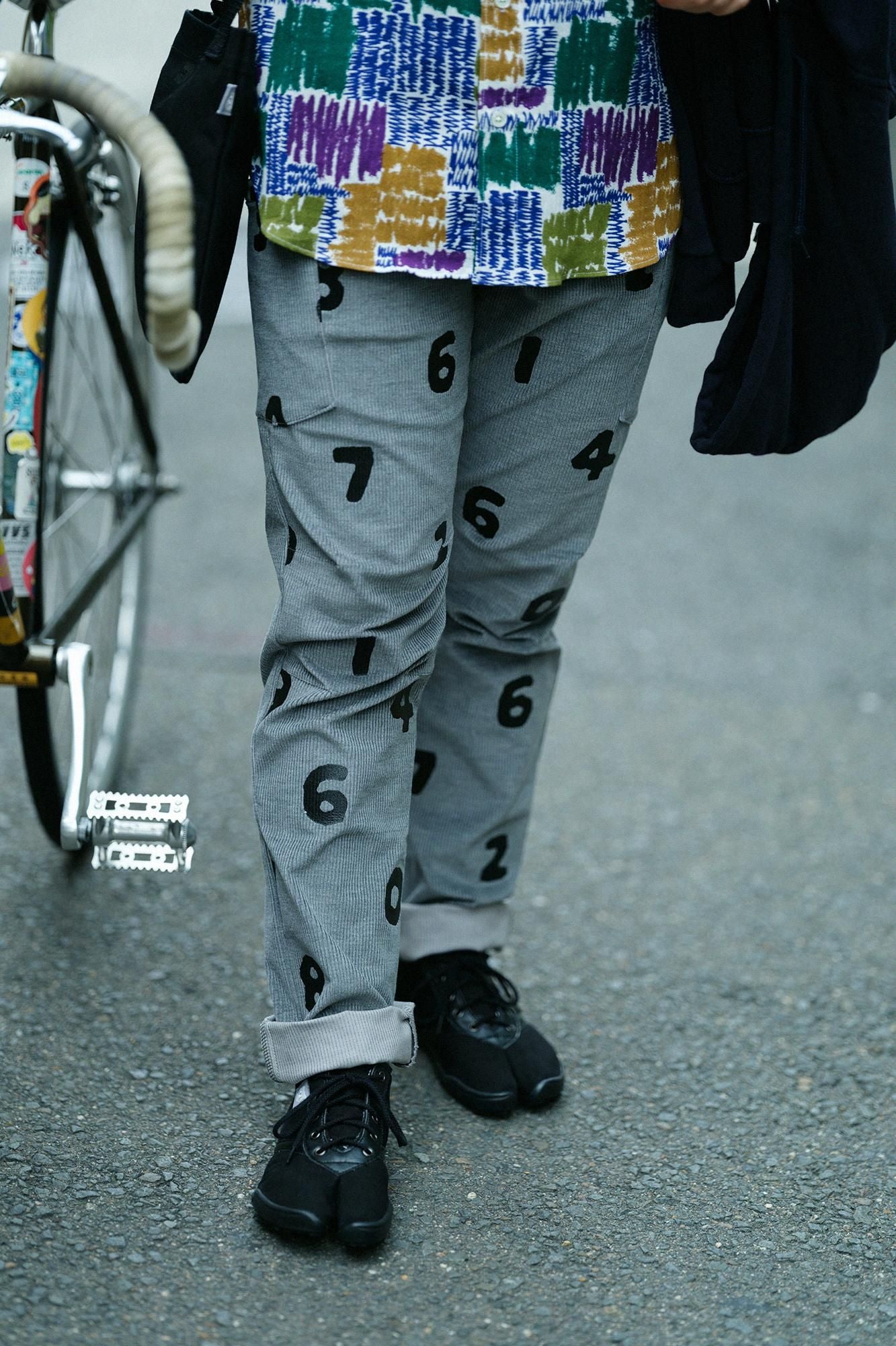 弹力灯芯绒 BIKE 工装/SO-SU-U 灰色