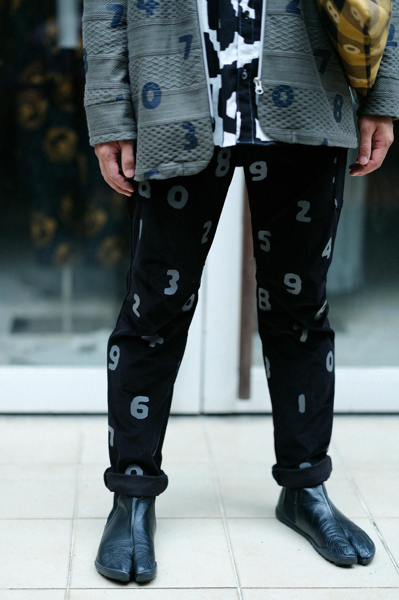 Stretch Corduroy BIKE Cargo Pants / SO-SU-U Black