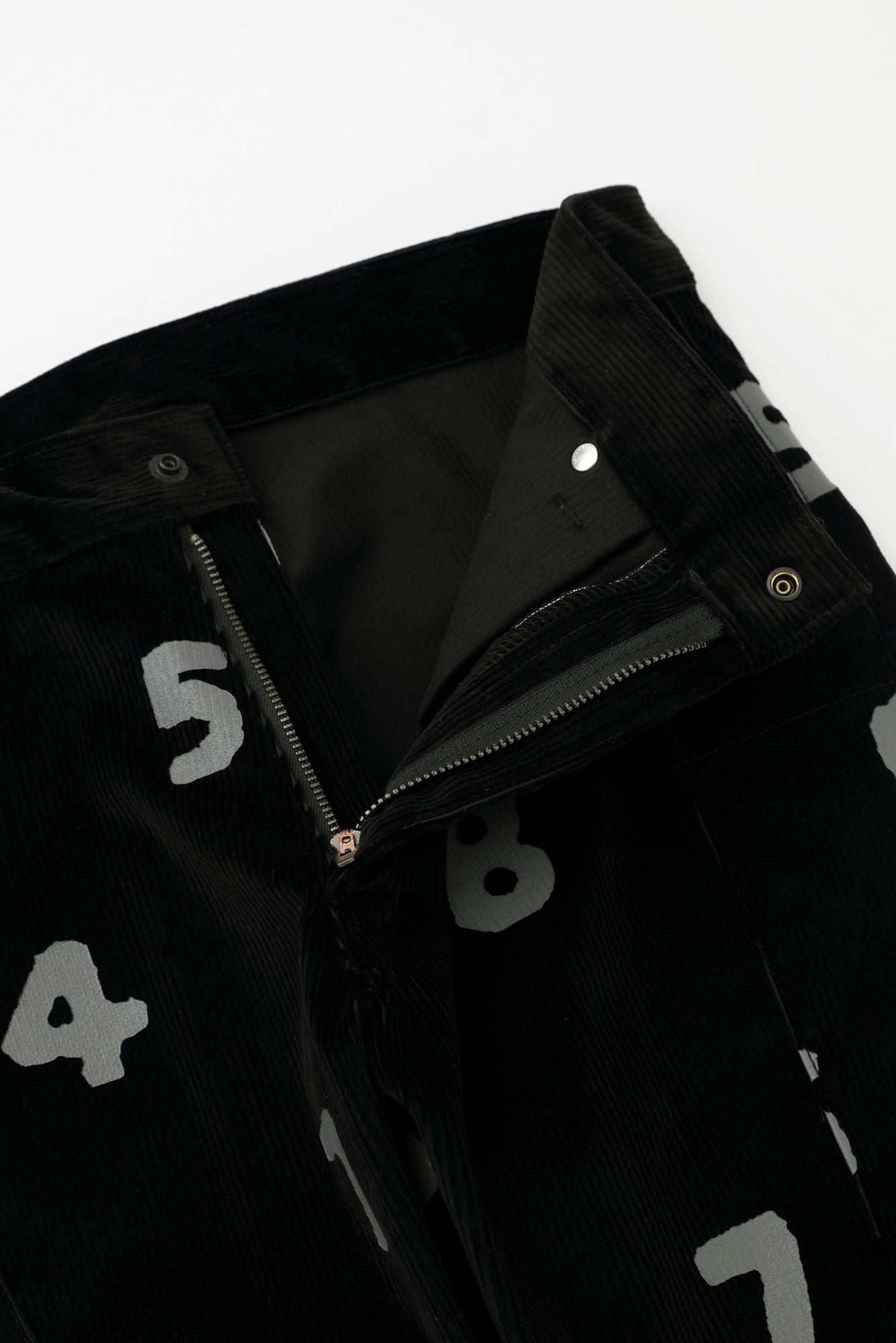 Stretch Corduroy BIKE Cargo Pants / SO-SU-U Black