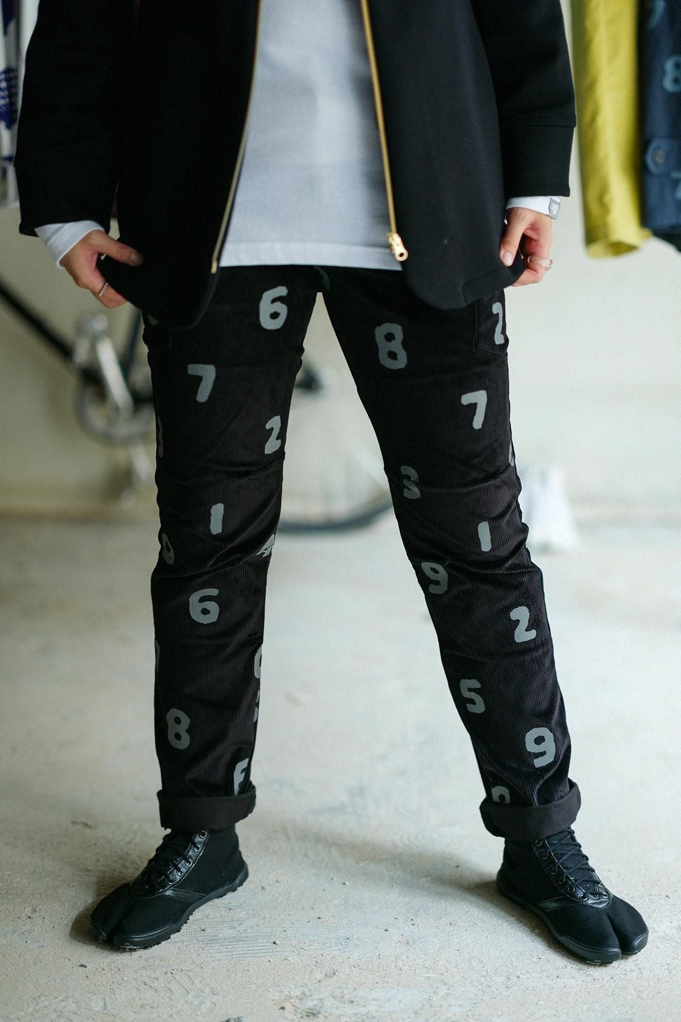 Stretch Corduroy BIKE Cargo Pants / SO-SU-U Black